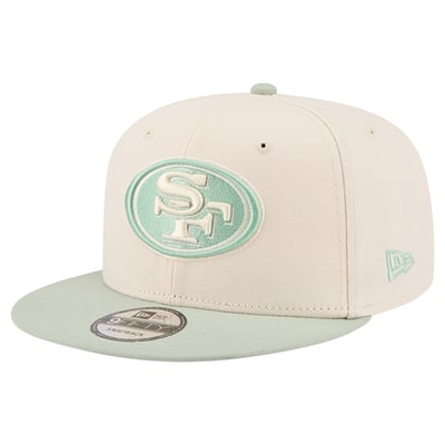 San Francisco 49ers New Era Color Pack Two-Tone 9FIFTY Snapback Hat - Cream/Light Green