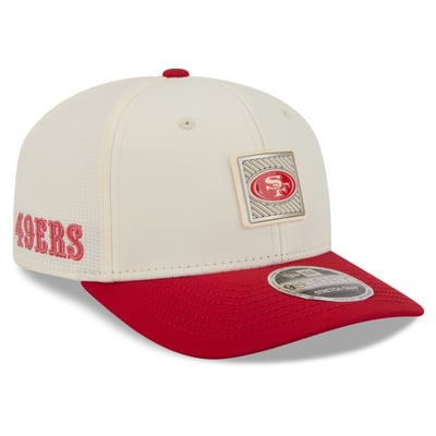  San Francisco 49ers New Era 2026 NFL Training Camp 9SEVENTY Adjustable Hat - Cream/Scarlet