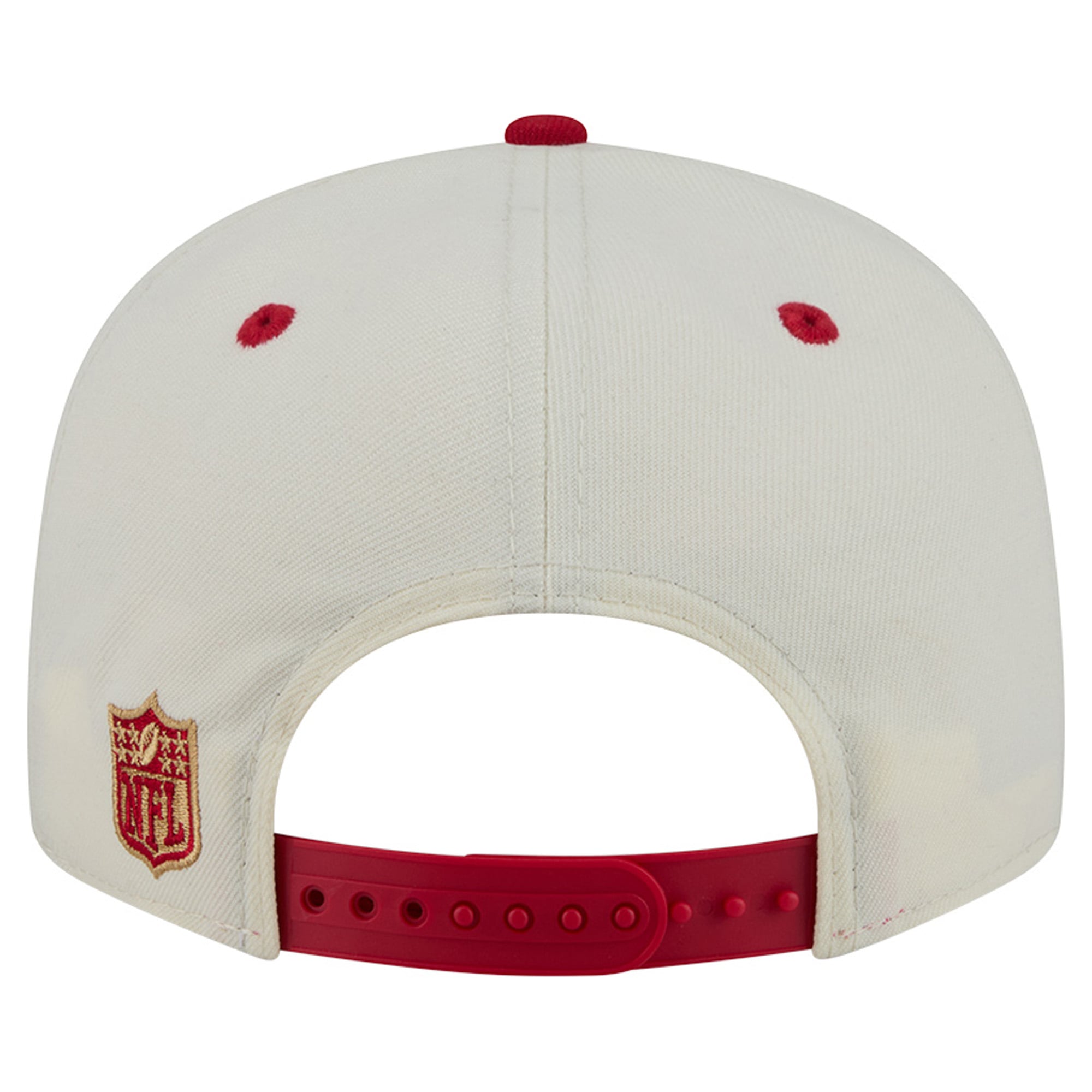 Casquette snapback New Era Classic 9FIFTY crème/écarlate pour homme, San Francisco 49ers