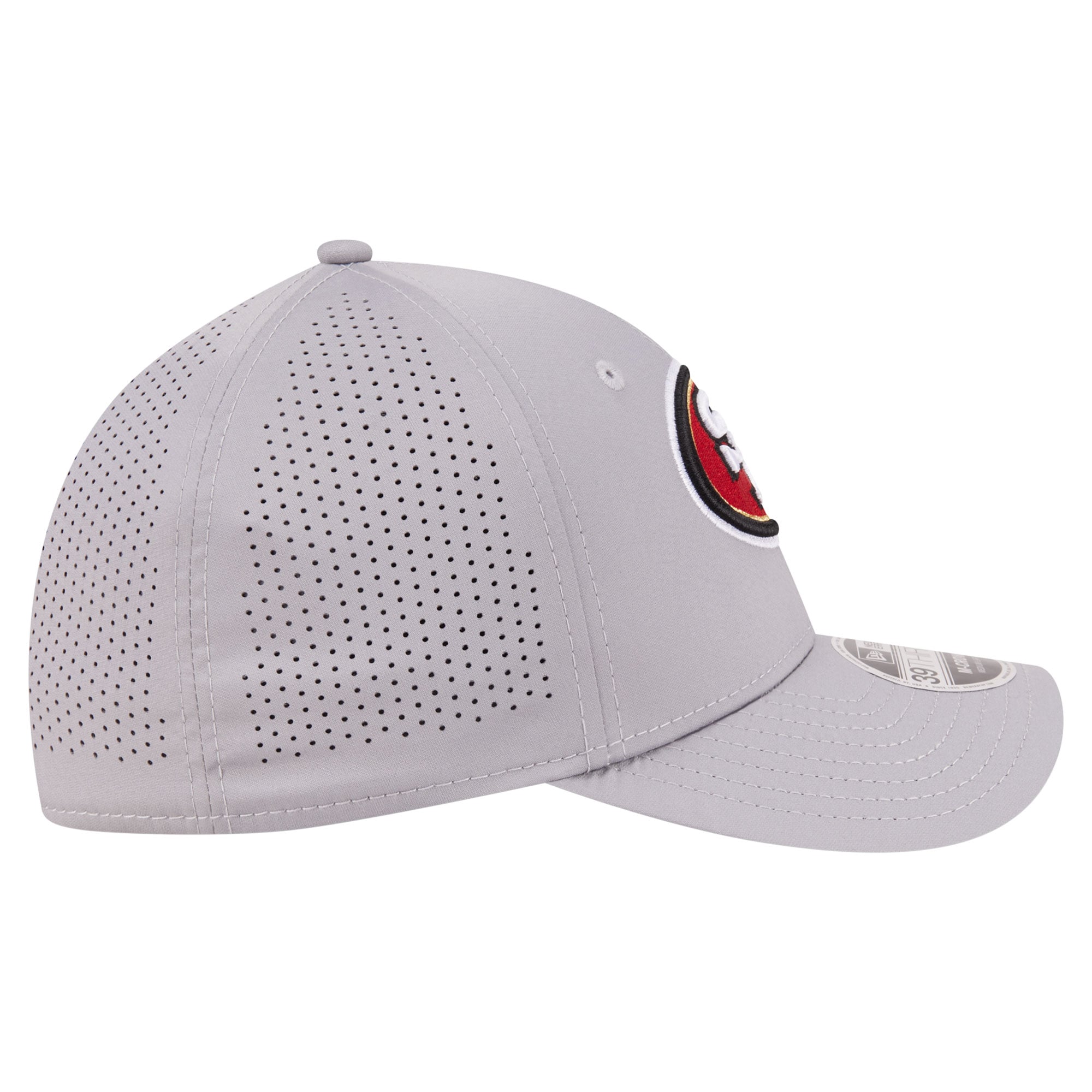 Men's New Era Gray San Francisco 49ers 39THIRTY M-Crown Stretch Hat