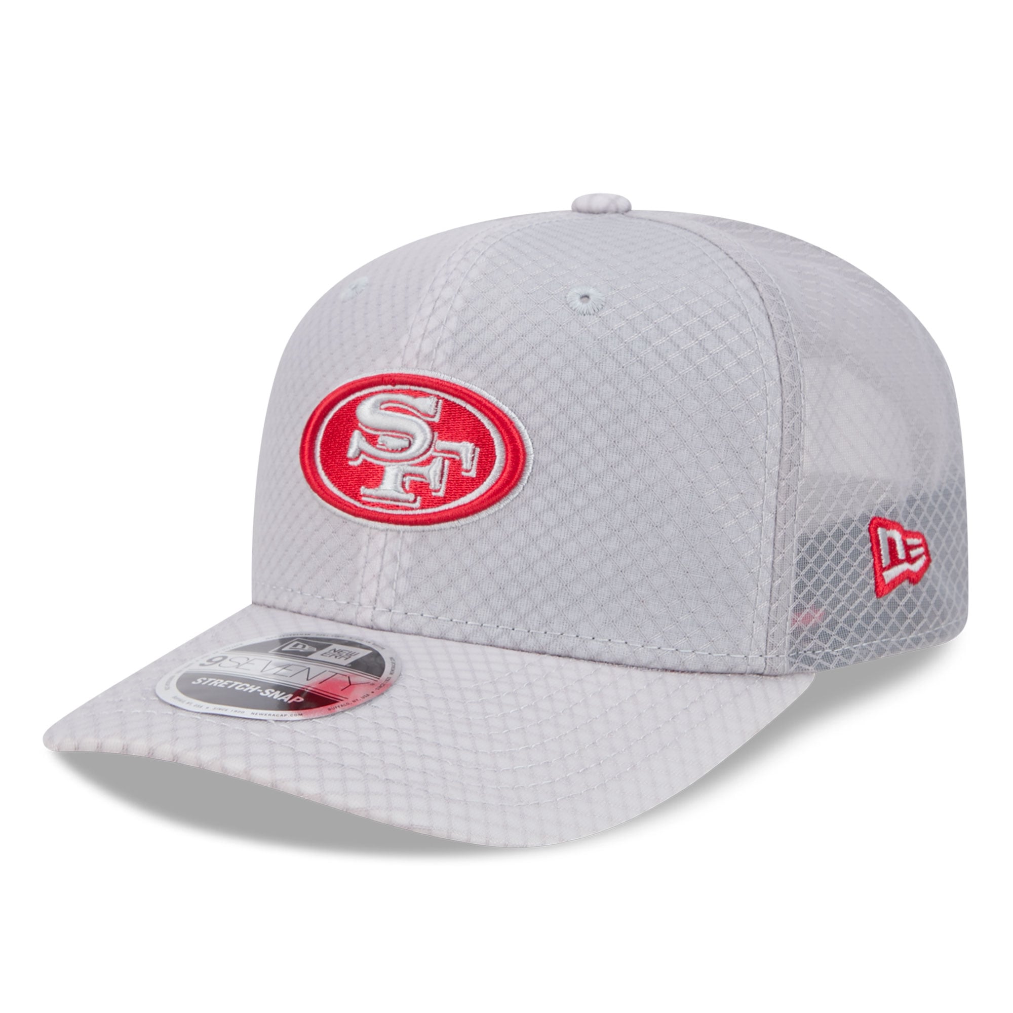 Casquette ajustable New Era grise San Francisco 49ers 9SEVENTY pour homme
