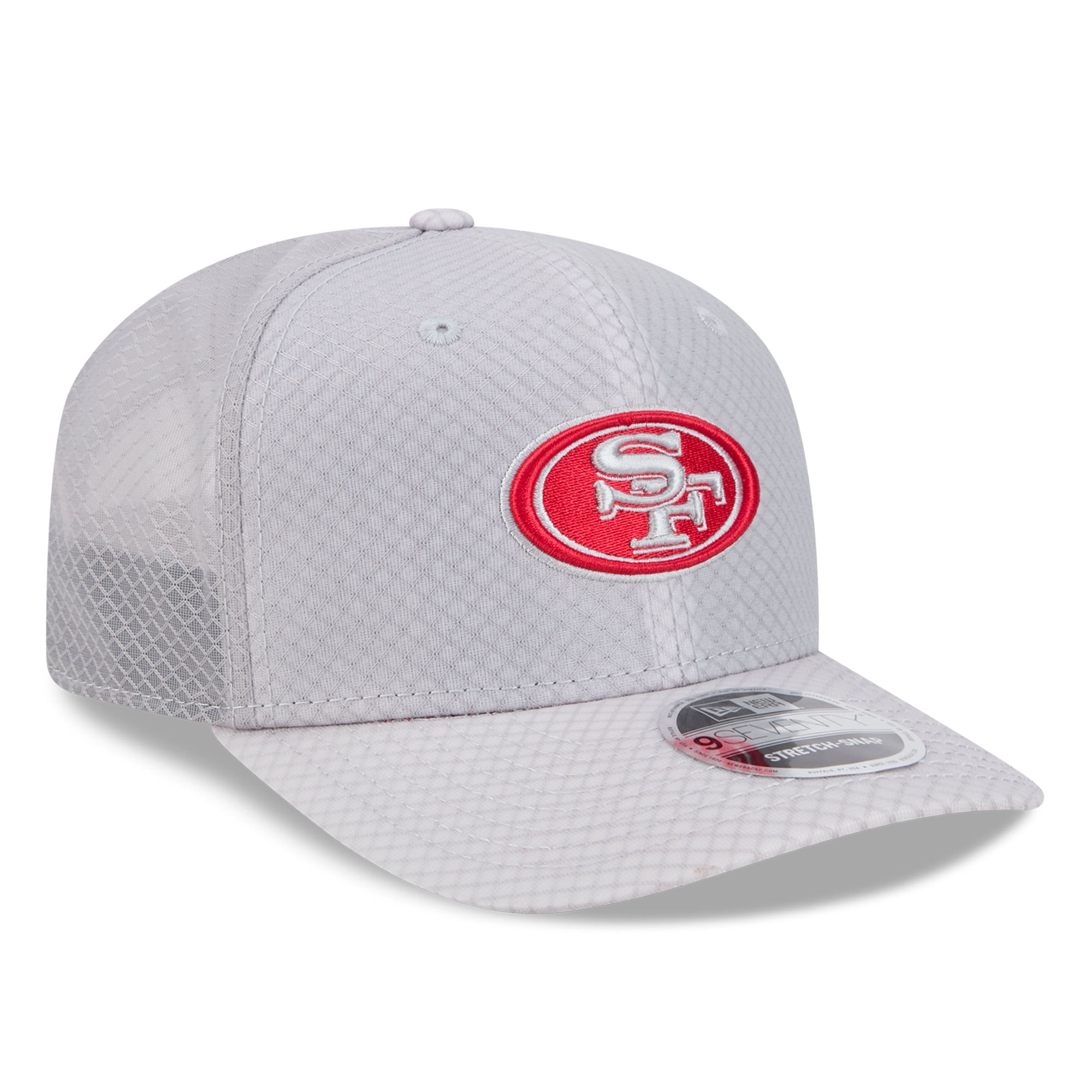Casquette ajustable New Era grise San Francisco 49ers 9SEVENTY pour homme
