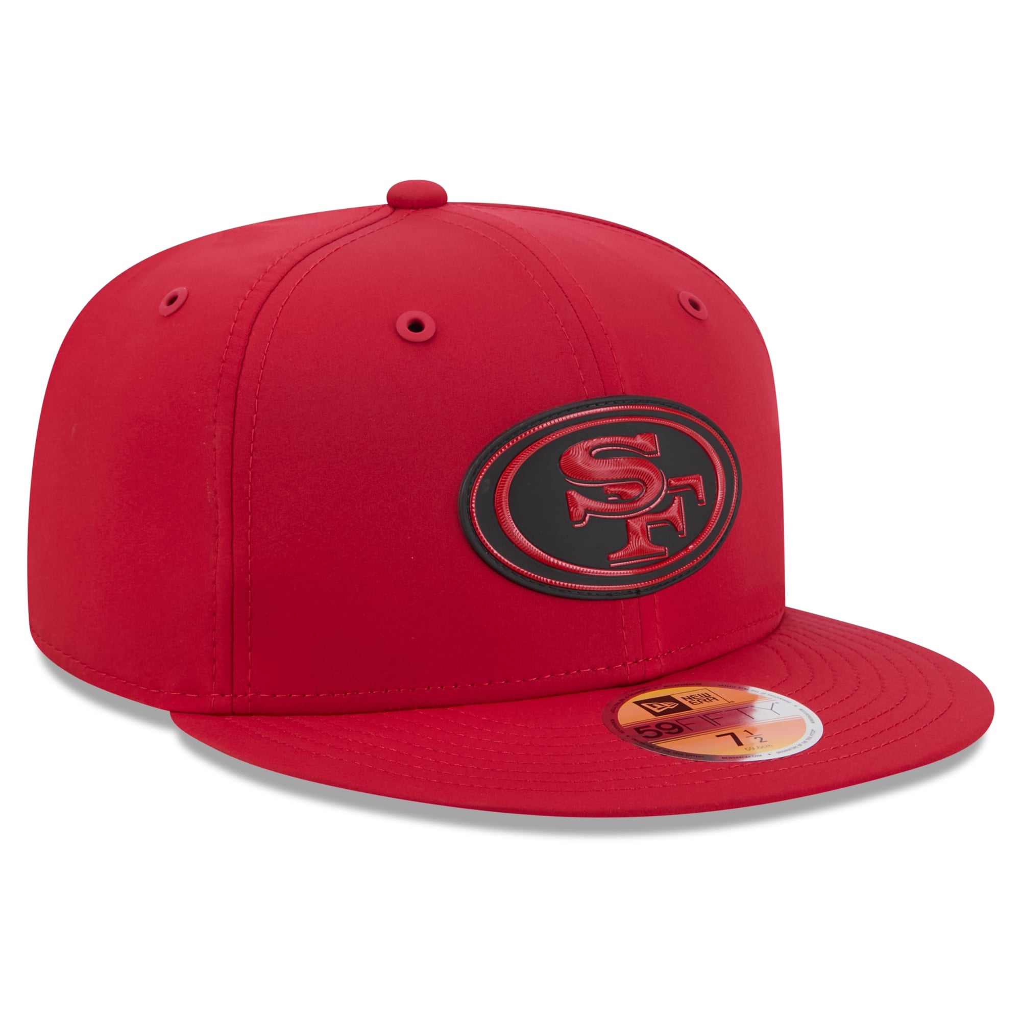 Men's New Era Scarlet San Francisco 49ers 2026 Sideline 59FIFTY Fitted Hat