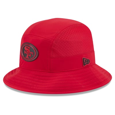 San Francisco 49ers New Era 2026 Sideline Bucket Hat - Scarlet