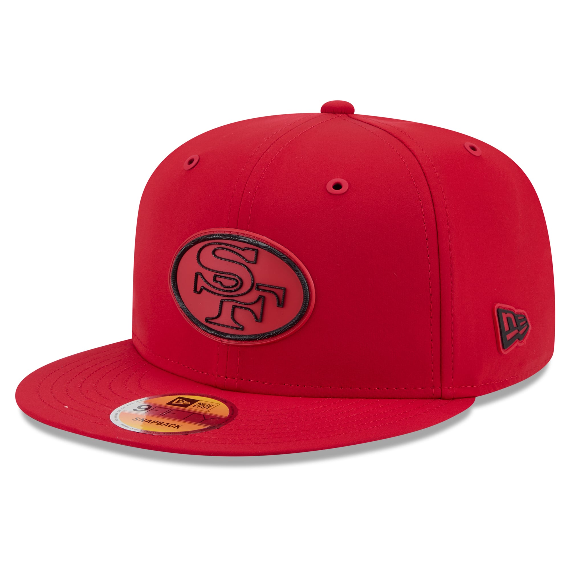 Casquette snapback New Era Scarlet San Francisco 49ers 2026 Sideline Throwback 9FIFTY pour homme