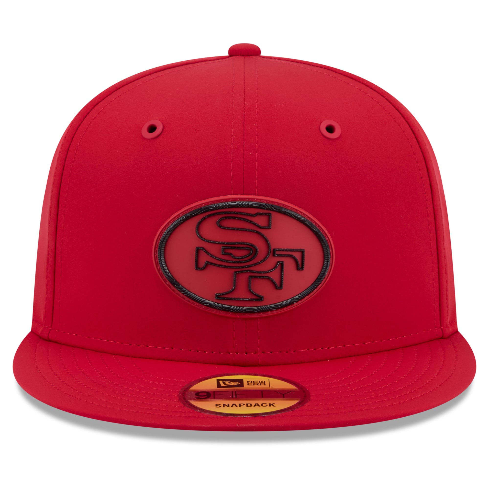 Casquette snapback New Era Scarlet San Francisco 49ers 2026 Sideline Throwback 9FIFTY pour homme