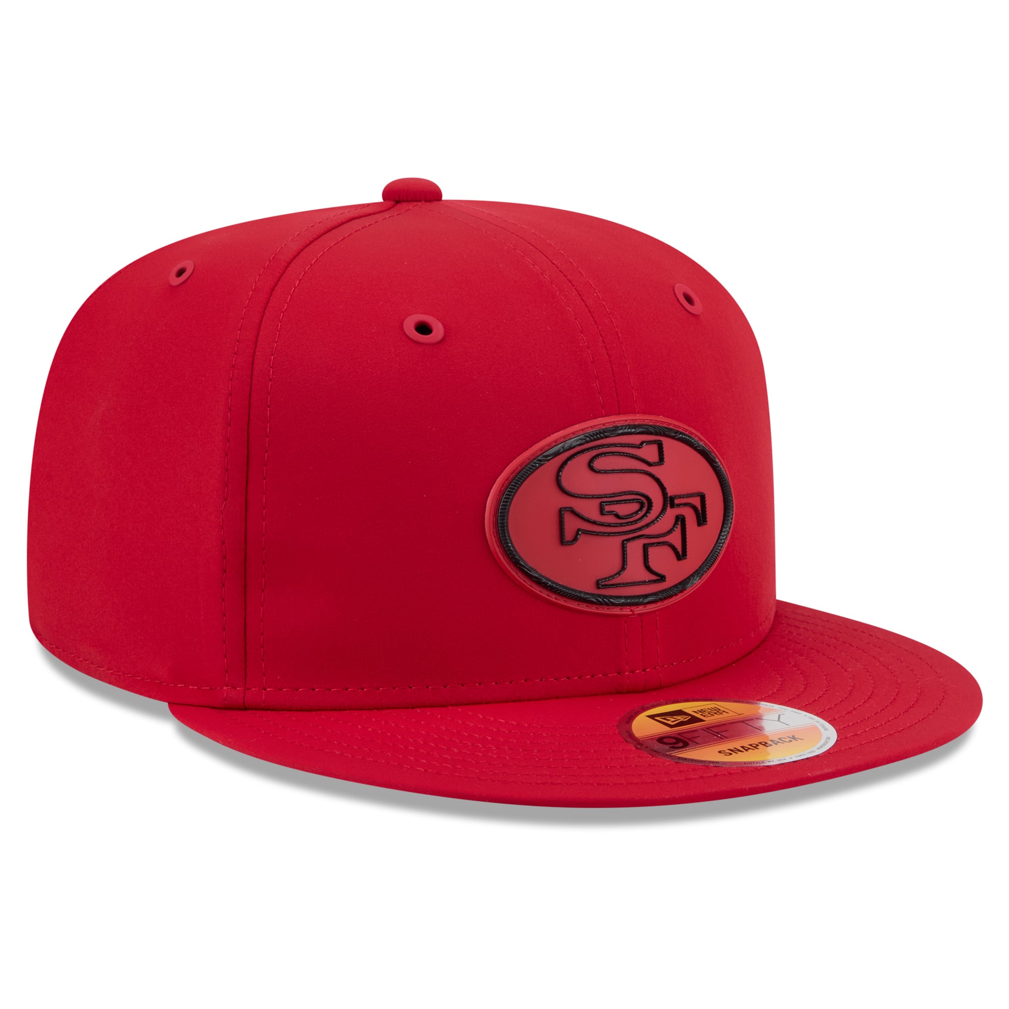 Casquette snapback New Era Scarlet San Francisco 49ers 2026 Sideline Throwback 9FIFTY pour homme