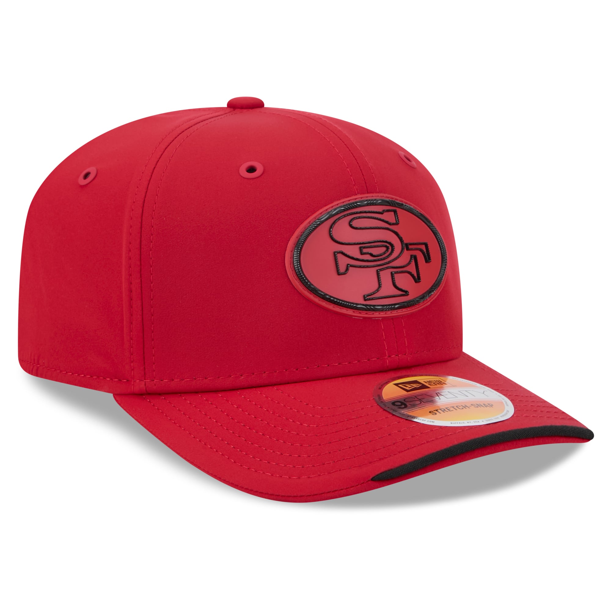 Men's New Era Scarlet San Francisco 49ers 2026 Sideline Throwback 9SEVENTY Adjustable Hat