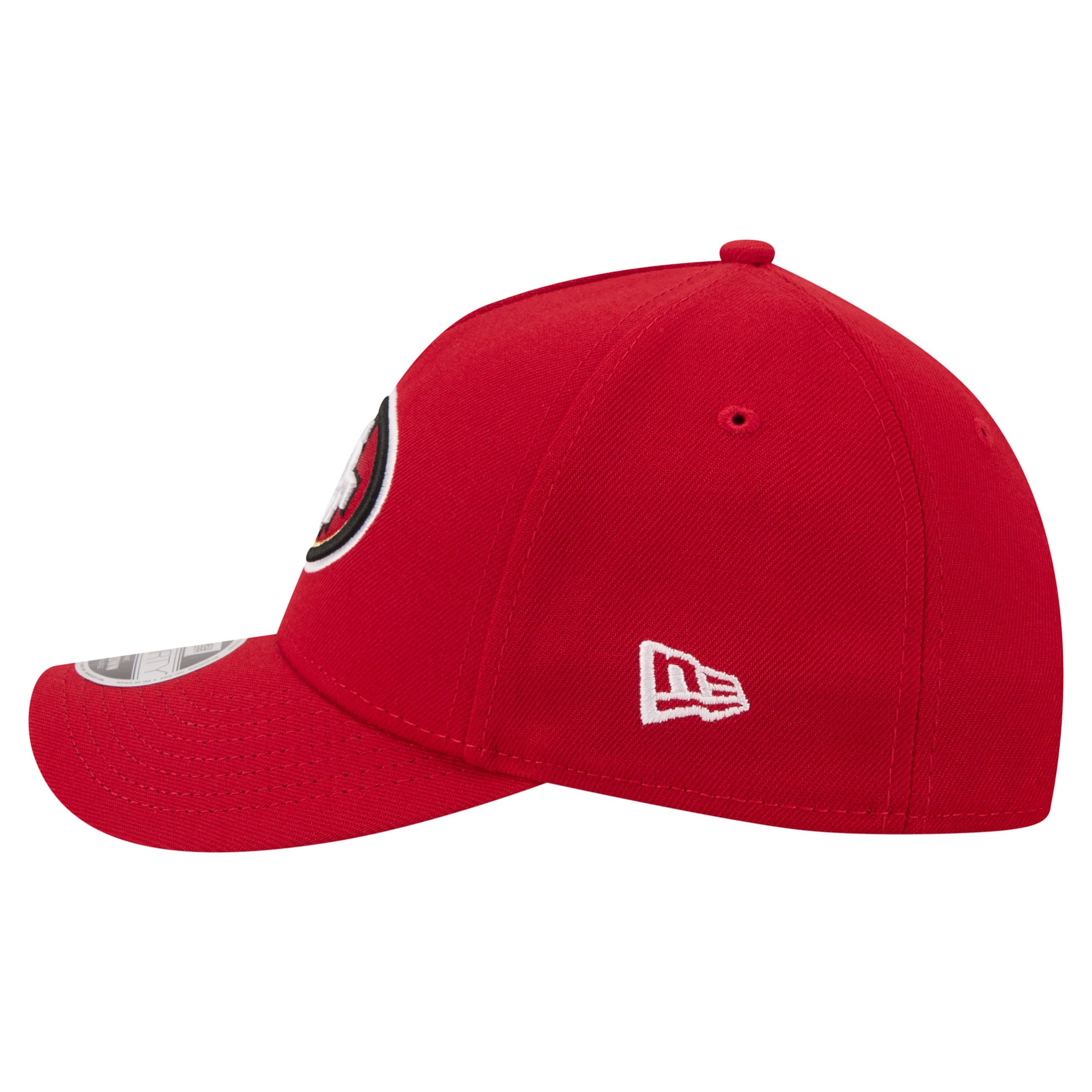 Men's New Era Scarlet San Francisco 49ers 39THIRTY M-Crown A-Frame Stretch Hat