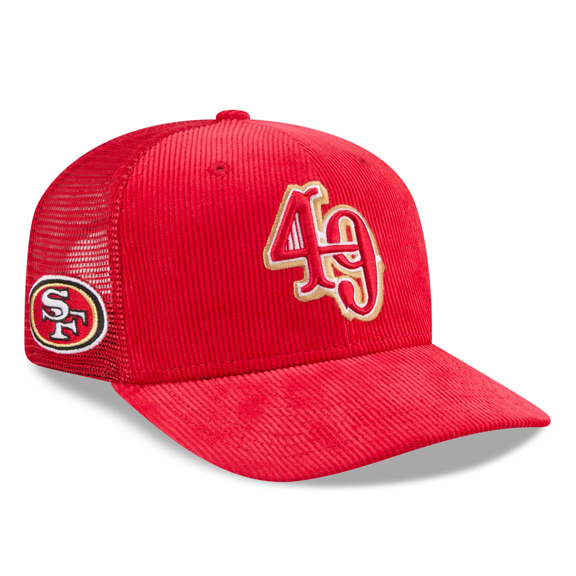 Casquette ajustable New Era Scarlet San Francisco 49ers Deceptor 9SEVENTY pour homme