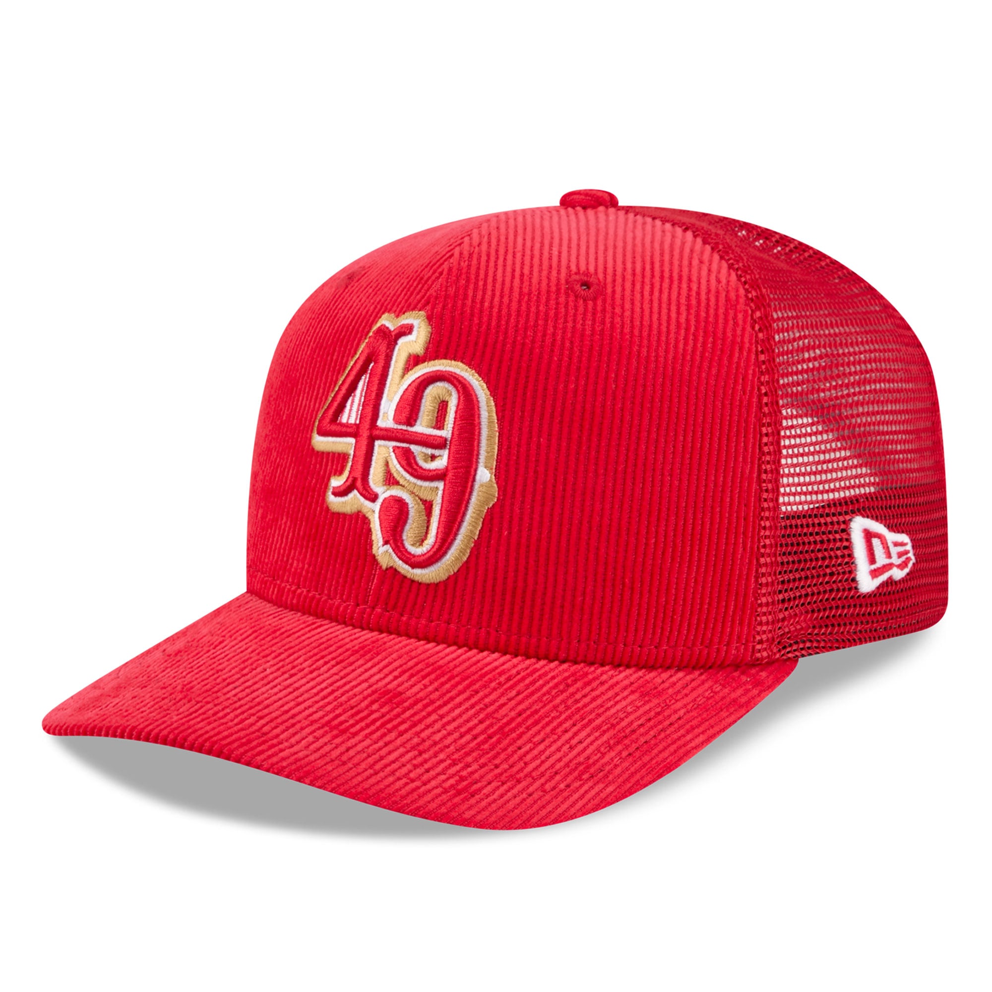 Casquette ajustable New Era Scarlet San Francisco 49ers Deceptor 9SEVENTY pour homme