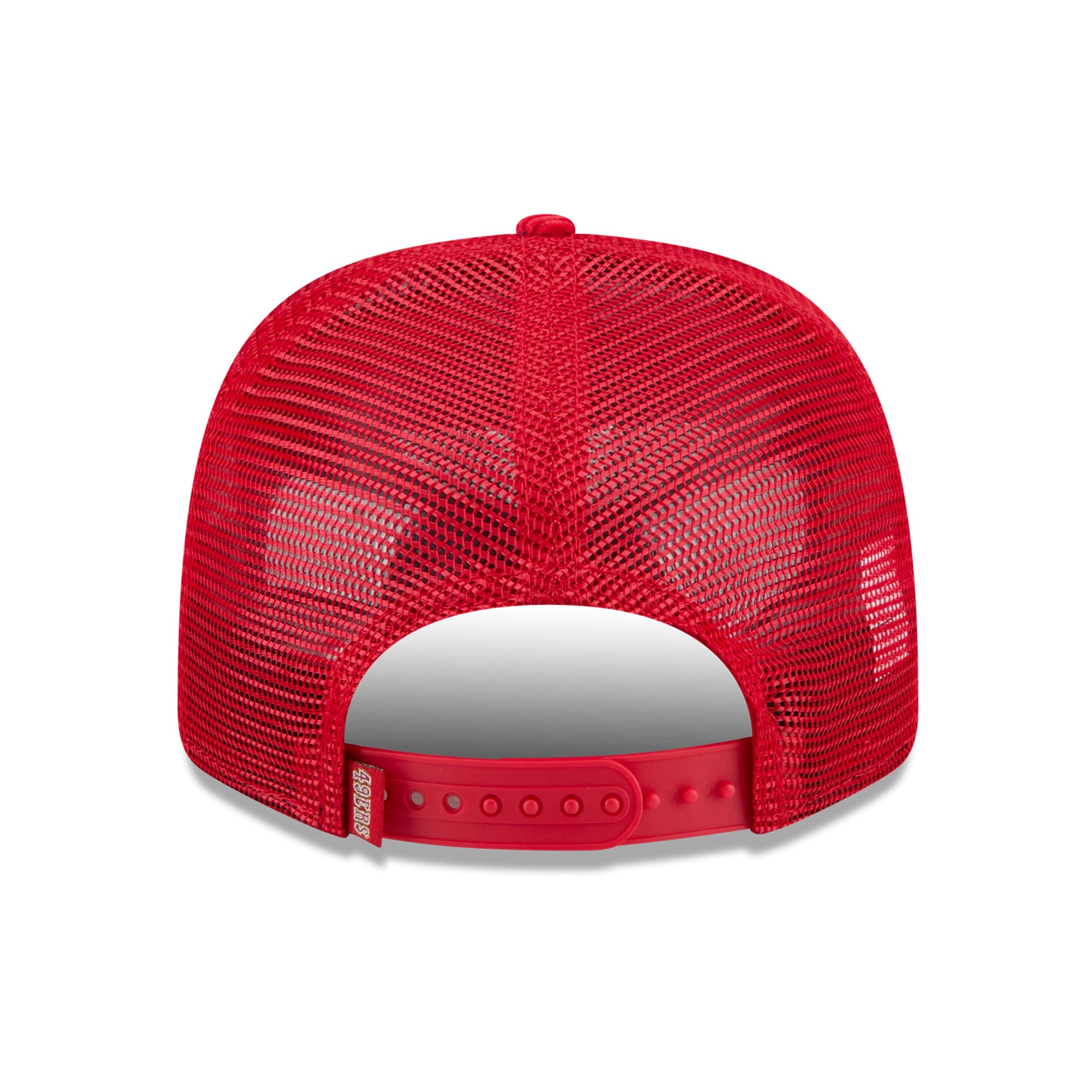 Casquette ajustable New Era Scarlet San Francisco 49ers Deceptor 9SEVENTY pour homme