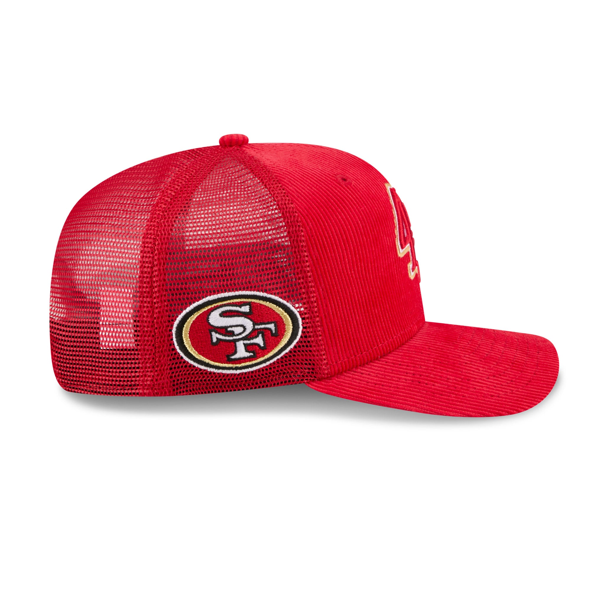 Casquette ajustable New Era Scarlet San Francisco 49ers Deceptor 9SEVENTY pour homme