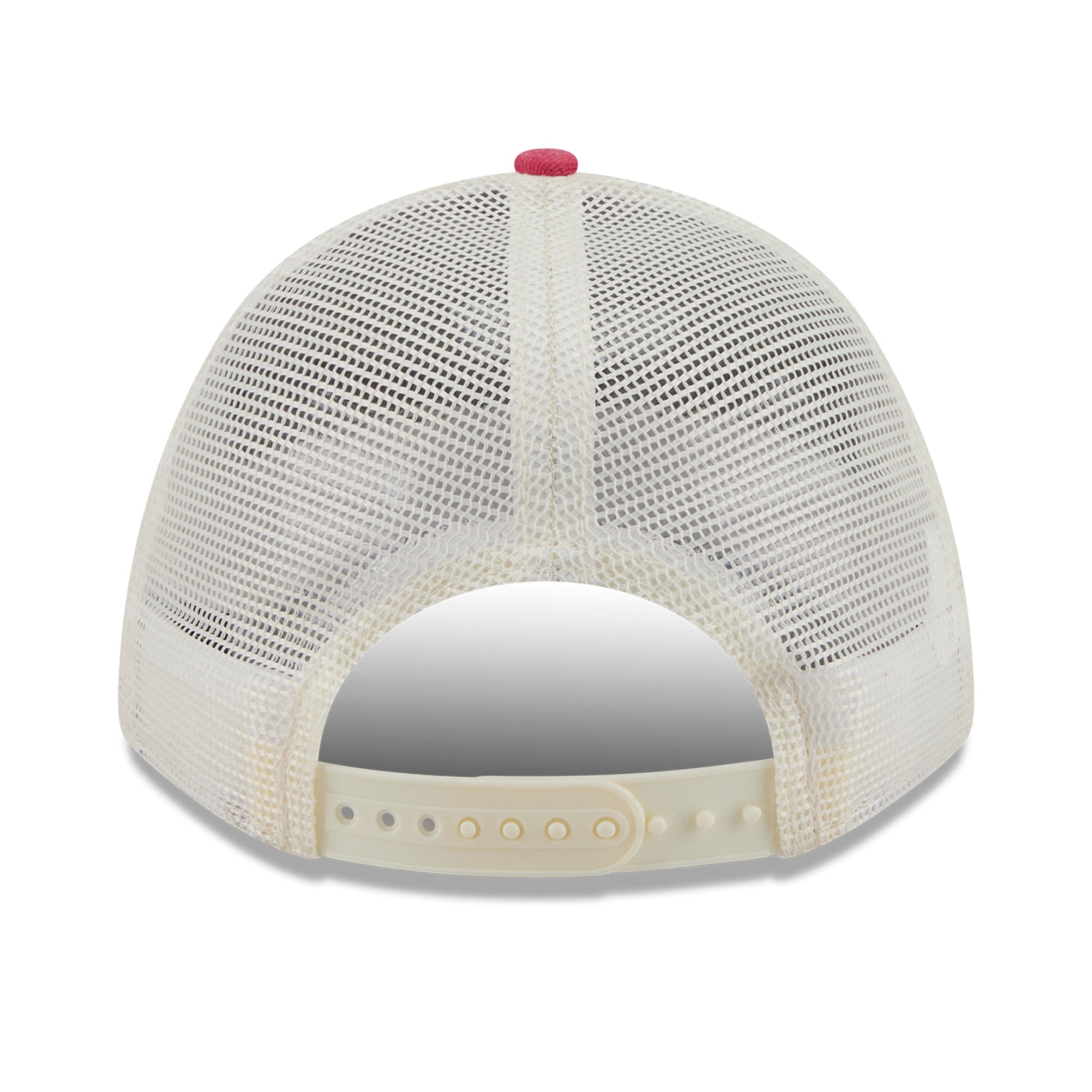 Casquette trucker ajustable New Era Scarlet San Francisco 49ers pour homme, modèle 9FORTY A-Frame, aux couleurs des fans des 49ers de San Francisco.