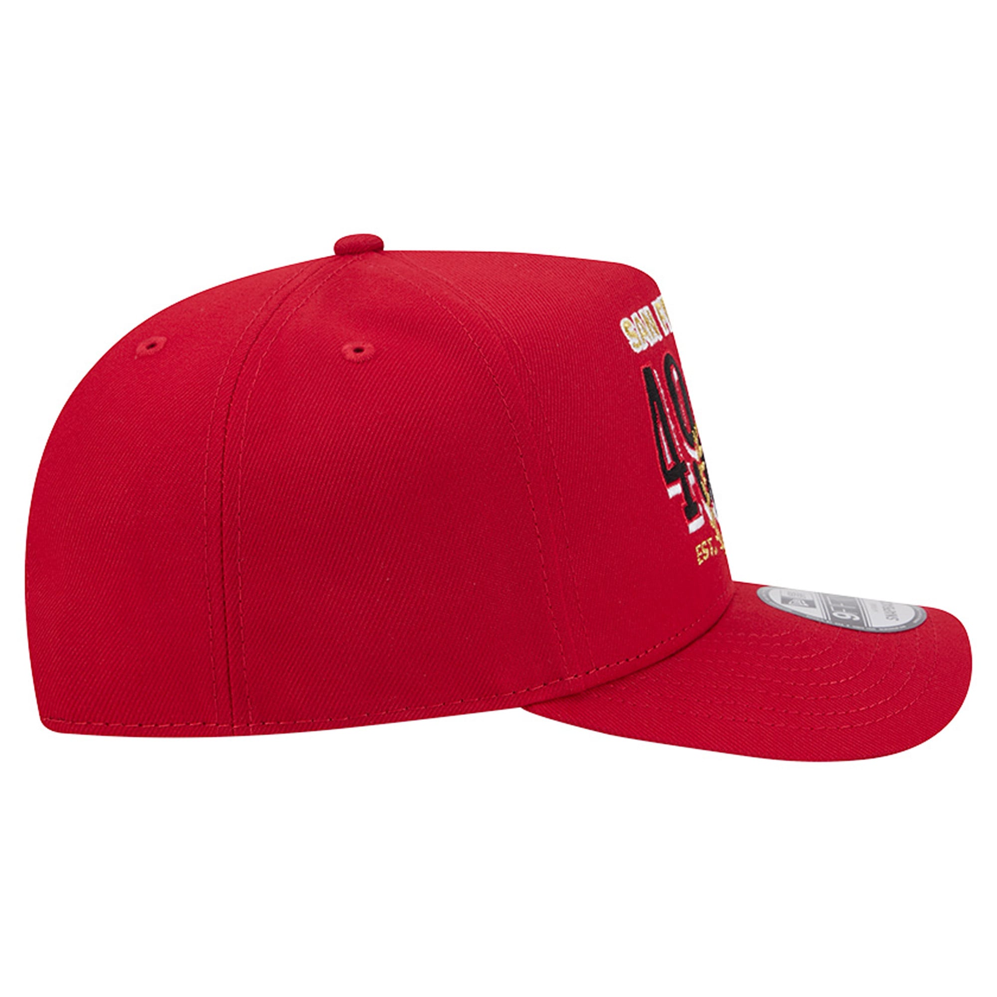 Casquette snapback New Era Scarlet San Francisco 49ers Laurel A-Frame 9FIFTY pour homme