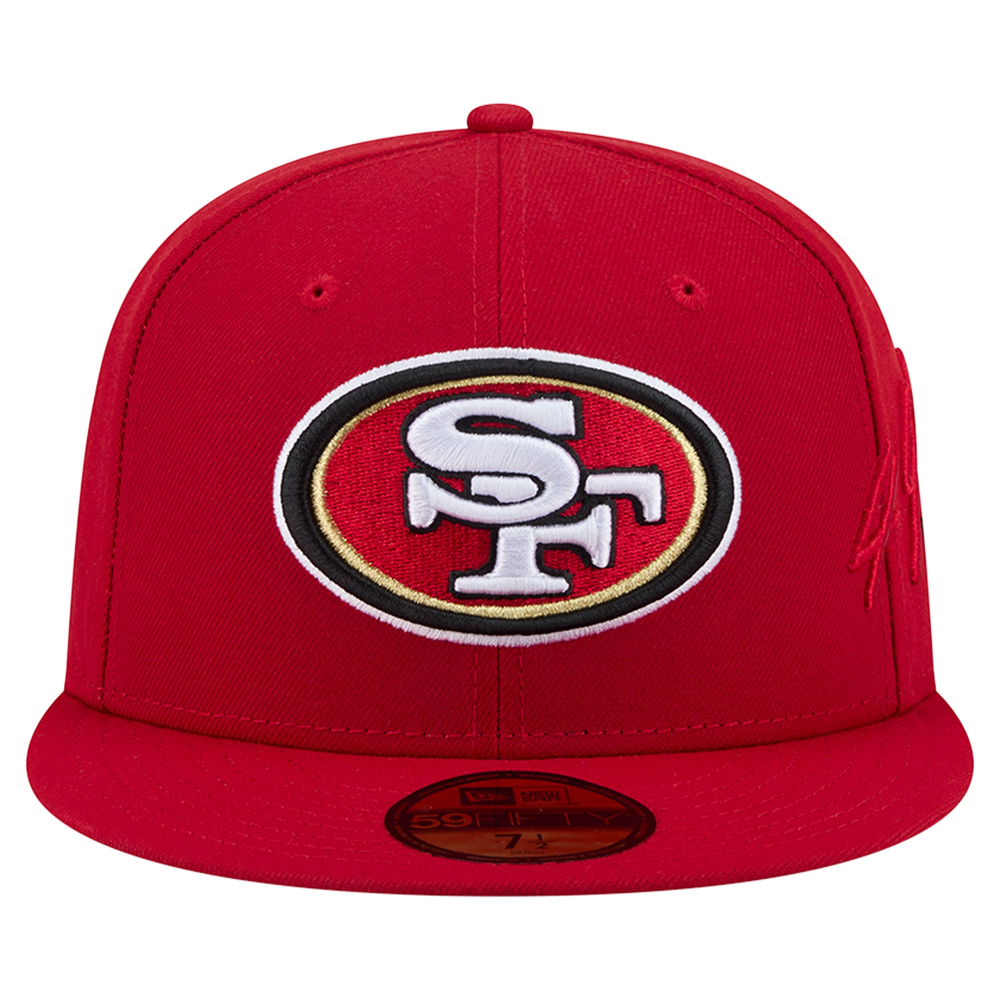 Casquette ajustée New Era Scarlet San Francisco 49ers 59FIFTY pour homme