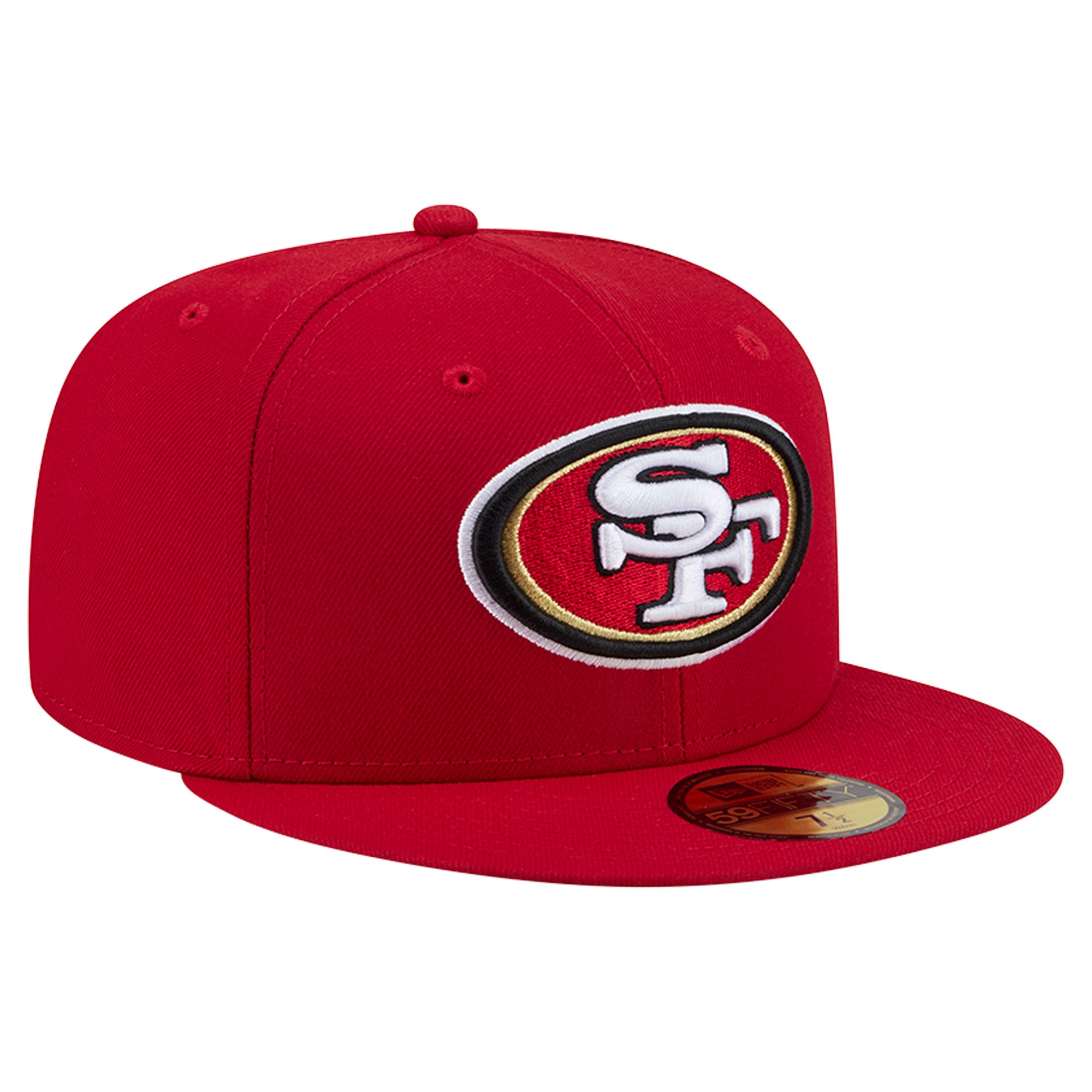 Casquette ajustée New Era Scarlet San Francisco 49ers 59FIFTY pour homme