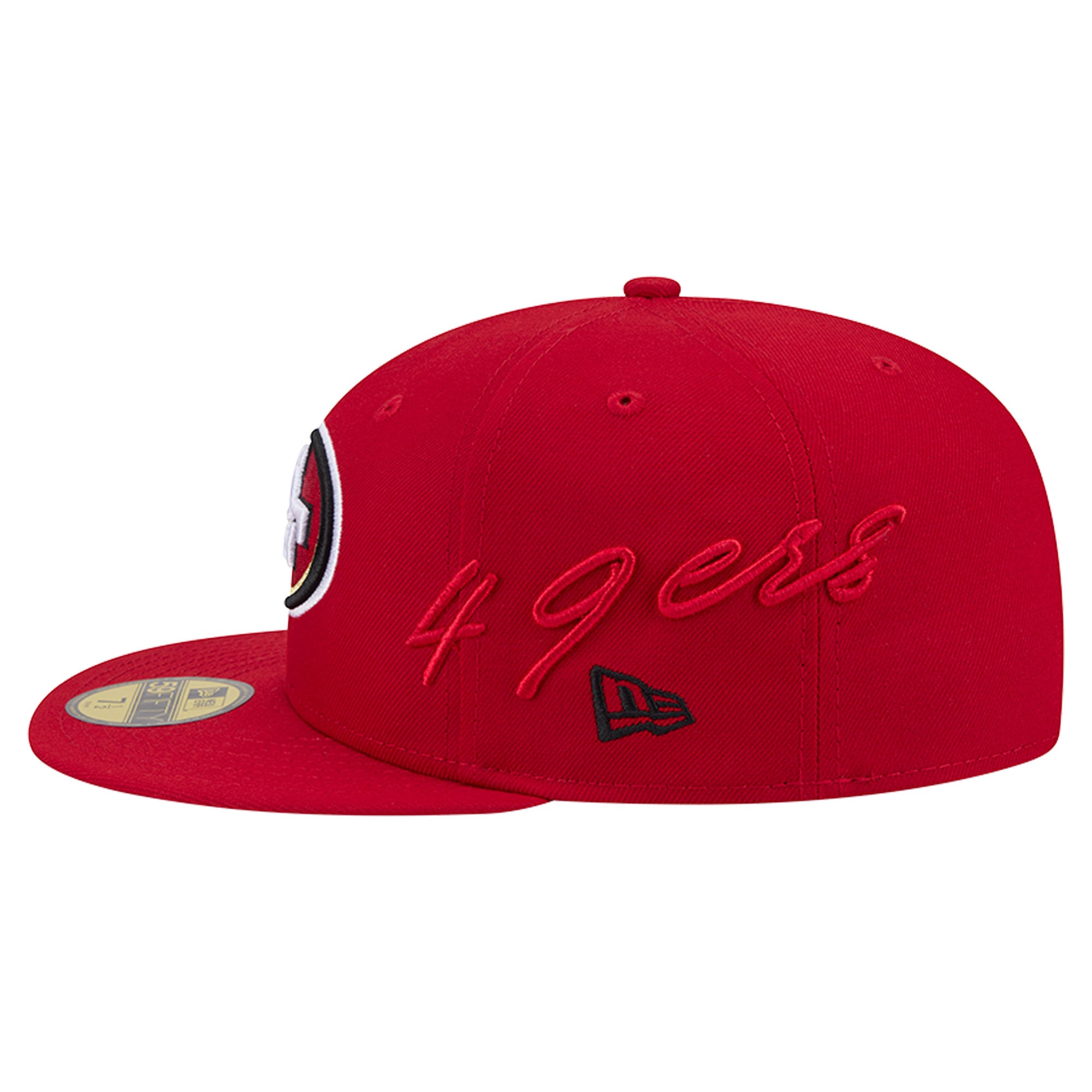 Casquette ajustée New Era Scarlet San Francisco 49ers 59FIFTY pour homme