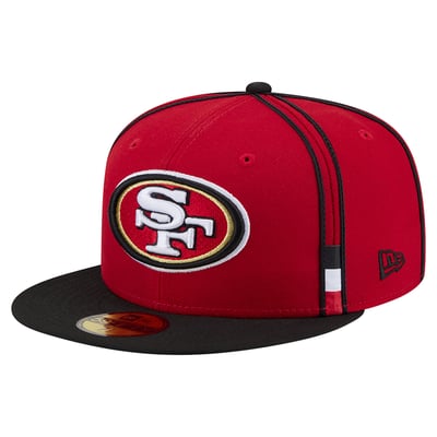 San Francisco 49ers New Era Soutache 59FIFTY Fitted Hat - Scarlet
