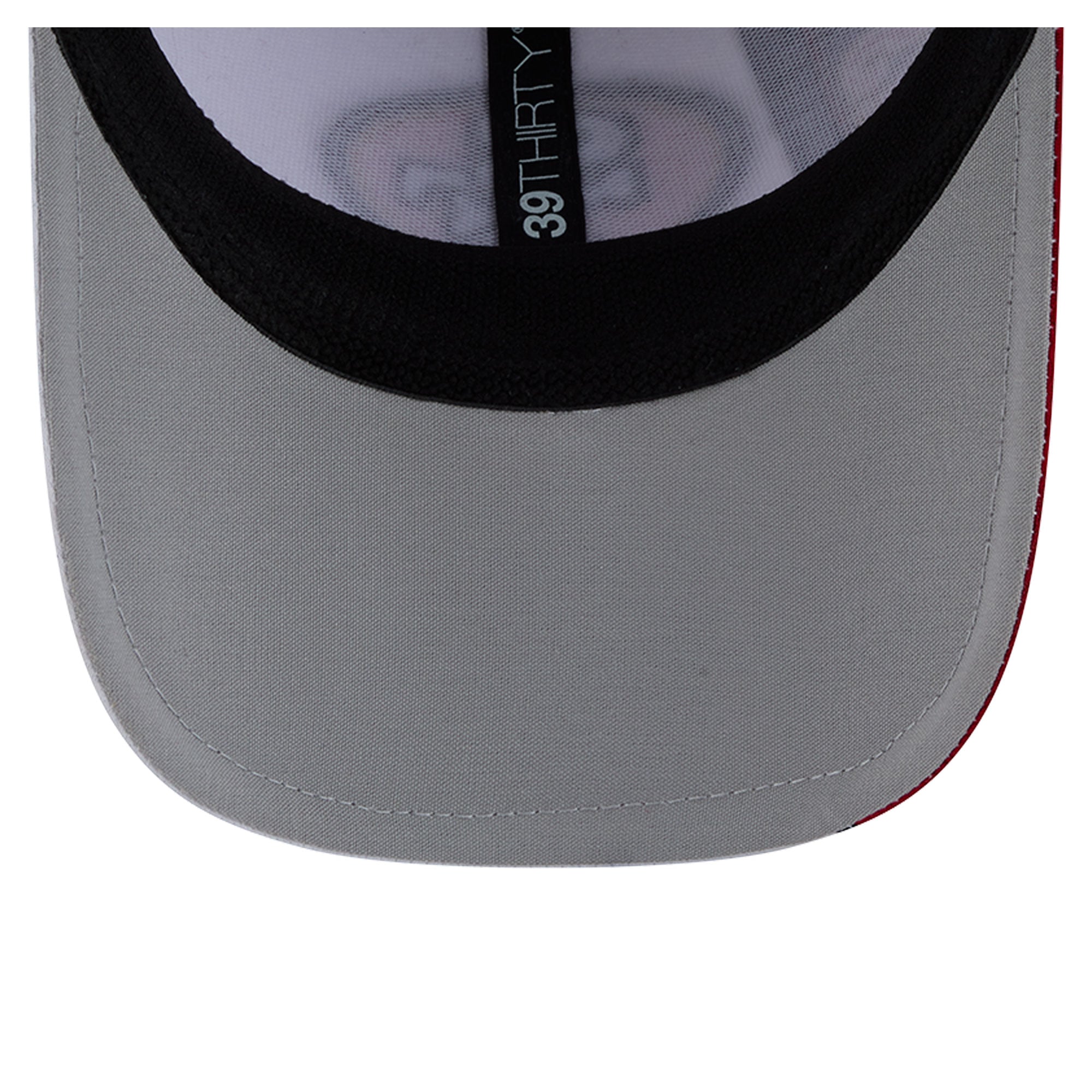 Men's New Era White/Scarlet San Francisco 49ers Dash 39THIRTY M-Crown Flex Hat