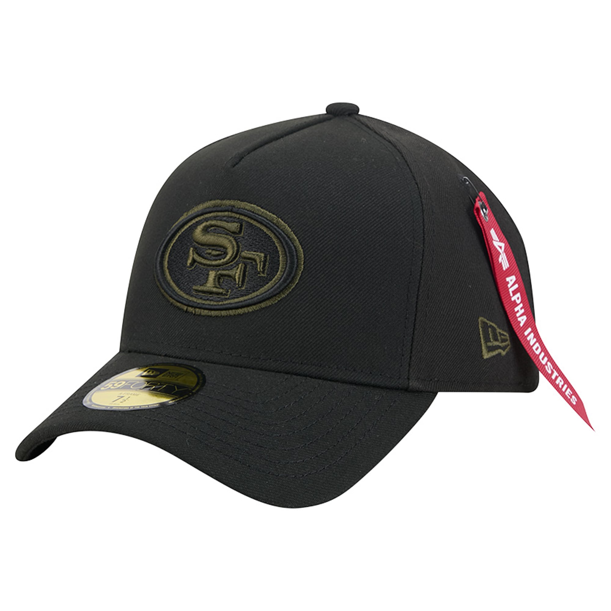Casquette ajustée New Era x Alpha Industries noire San Francisco 49ers 59FORTY pour homme