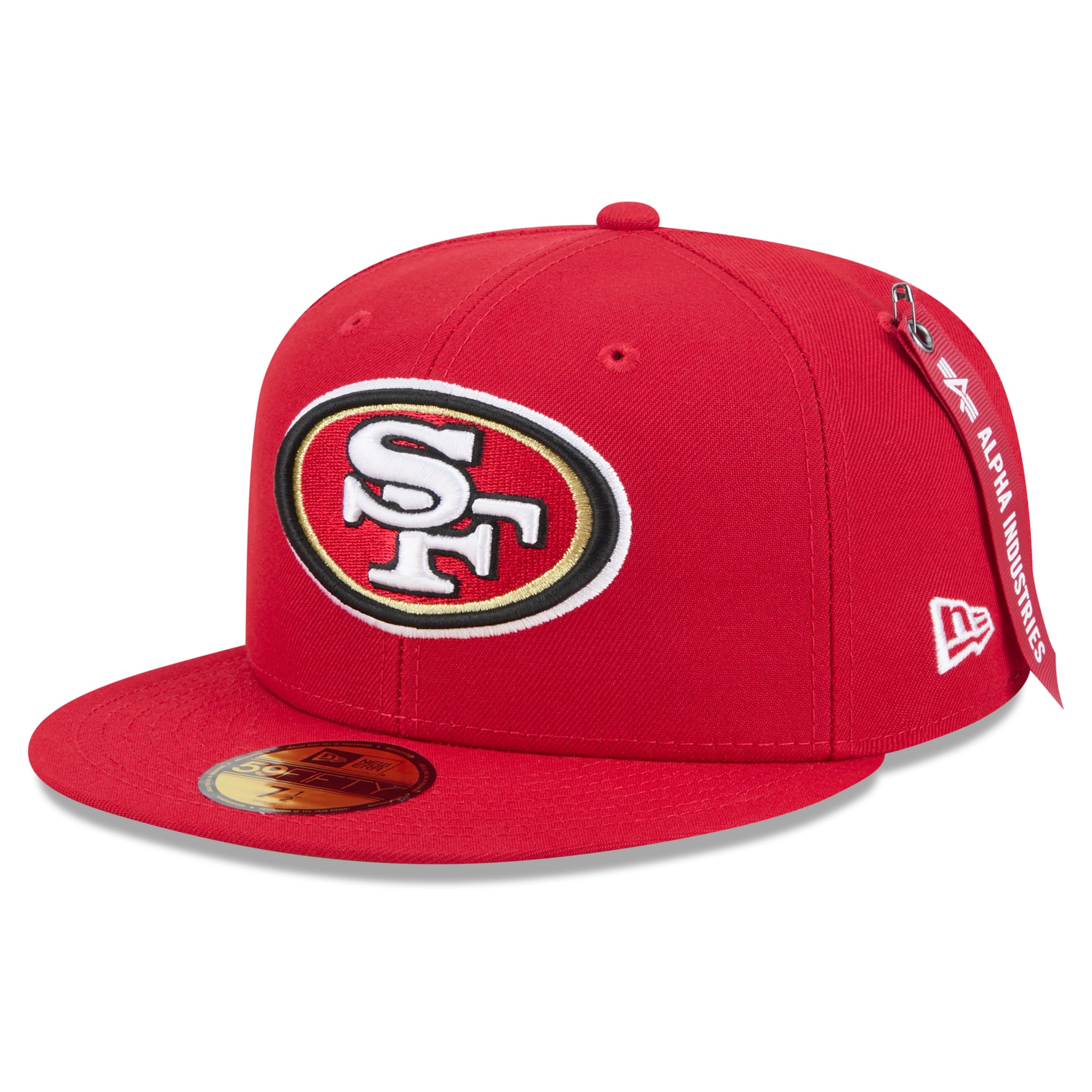 Casquette ajustée New Era x Alpha Industries Scarlet San Francisco 49ers 59FIFTY pour homme