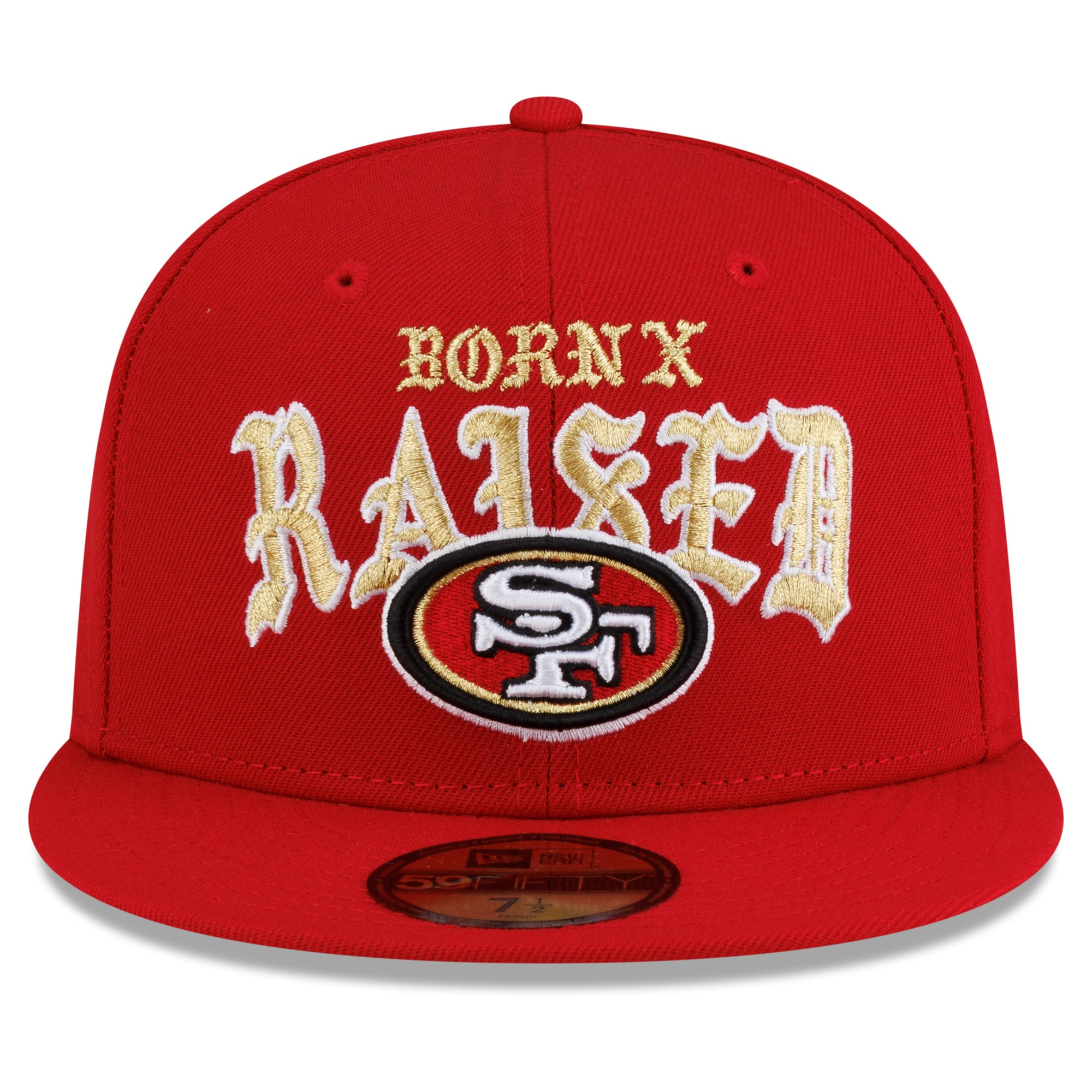 Casquette ajustée New Era x Born Raised rouge écarlate San Francisco 49ers 59FIFTY pour homme