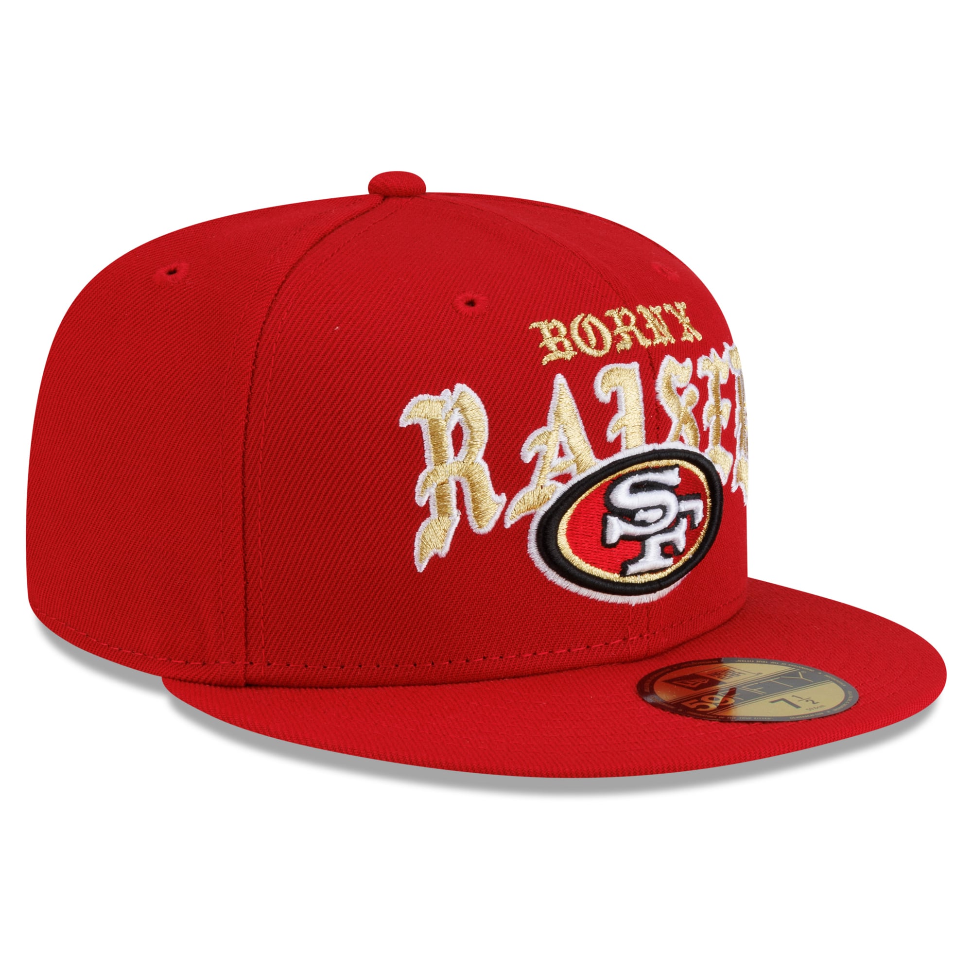 Casquette ajustée New Era x Born Raised rouge écarlate San Francisco 49ers 59FIFTY pour homme