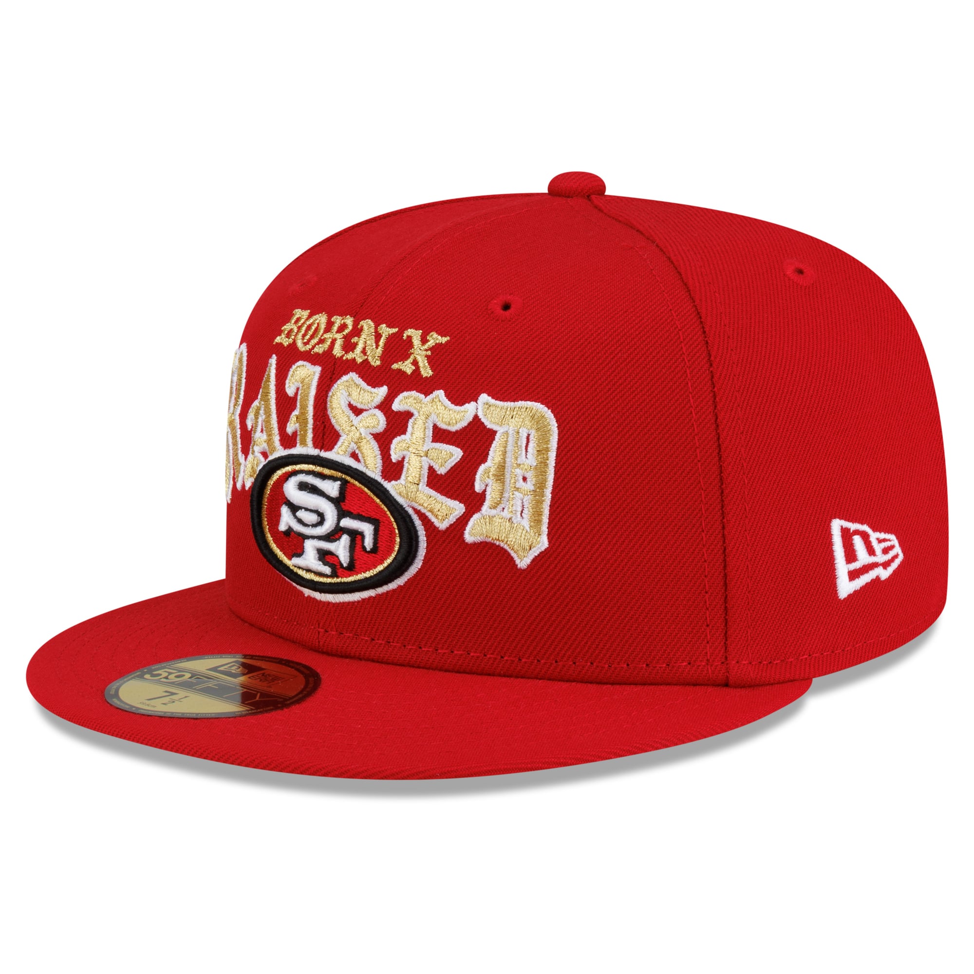 Casquette ajustée New Era x Born Raised rouge écarlate San Francisco 49ers 59FIFTY pour homme