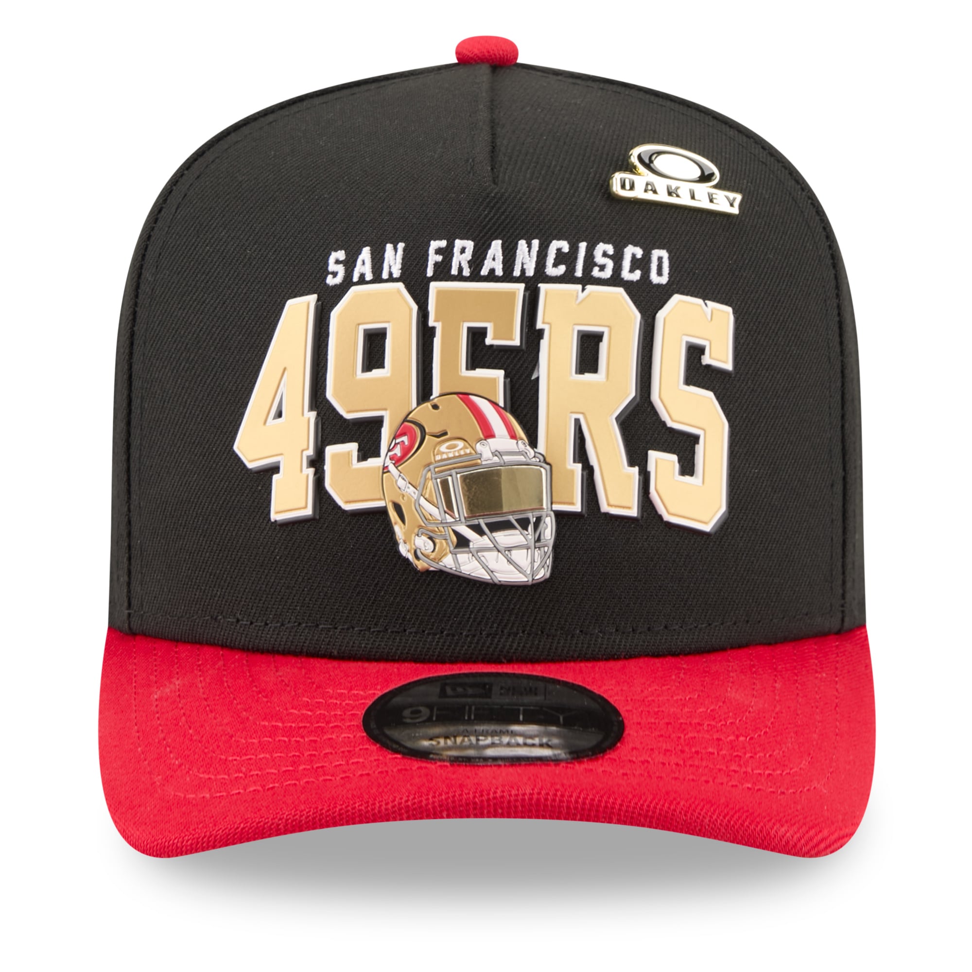 Casquette snapback New Era x Oakley noire San Francisco 49ers 9FIFTY A-Frame pour homme