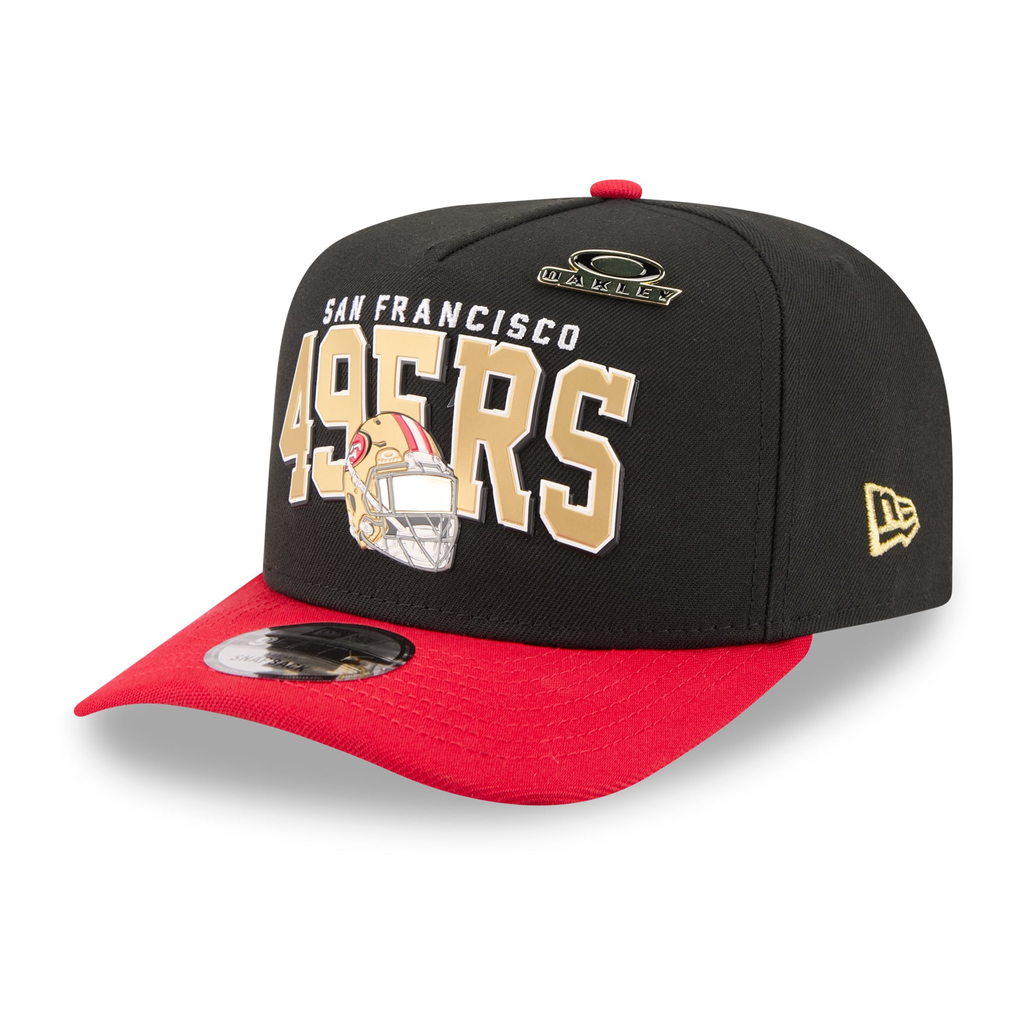Casquette snapback New Era x Oakley noire San Francisco 49ers 9FIFTY A-Frame pour homme