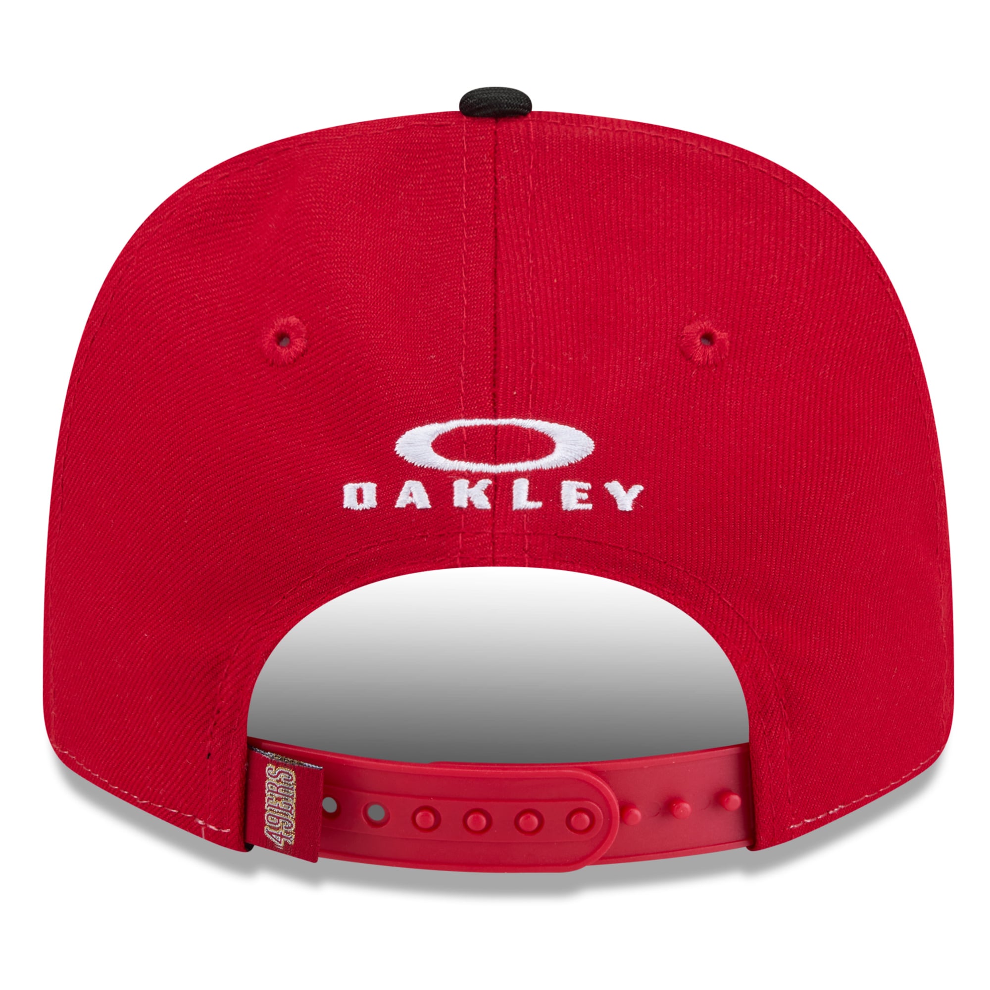 Men's New Era x Oakley  Scarlet San Francisco 49ers 9SEVENTY Adjustable Hat
