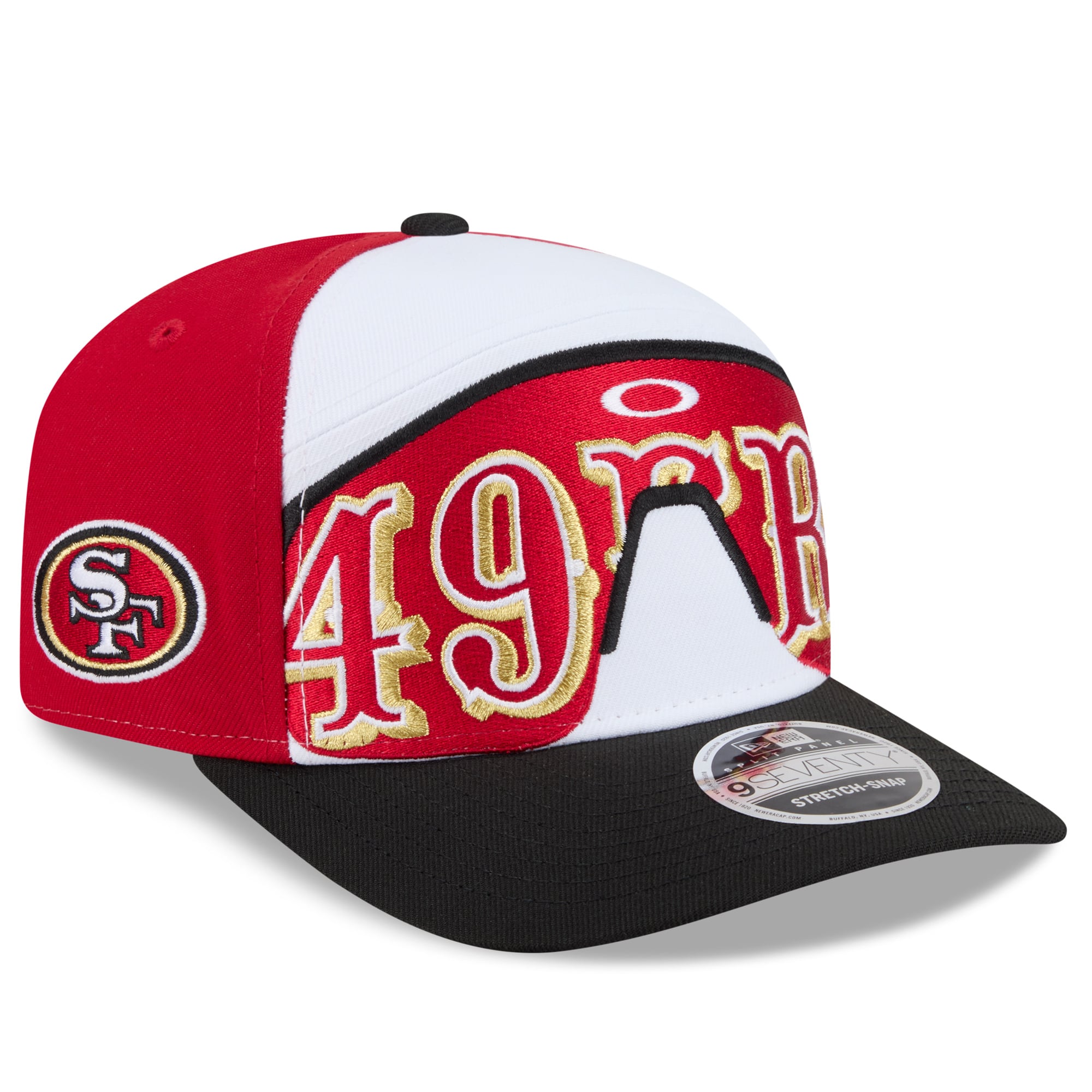 Men's New Era x Oakley  Scarlet San Francisco 49ers 9SEVENTY Adjustable Hat