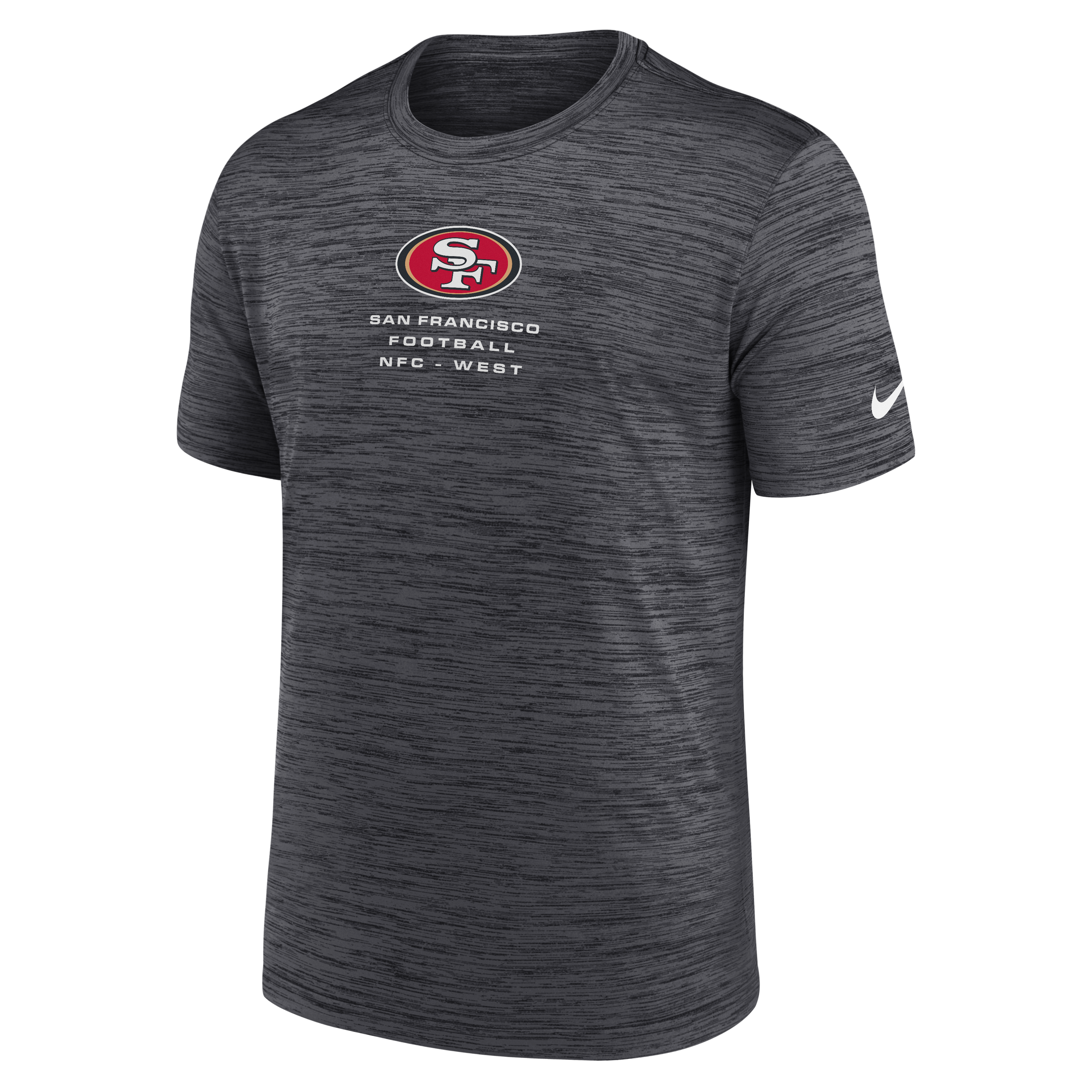 Men's Nike Scarlet San Francisco 49ers Velocity Ball Carrier Dri-FIT T-Shirt