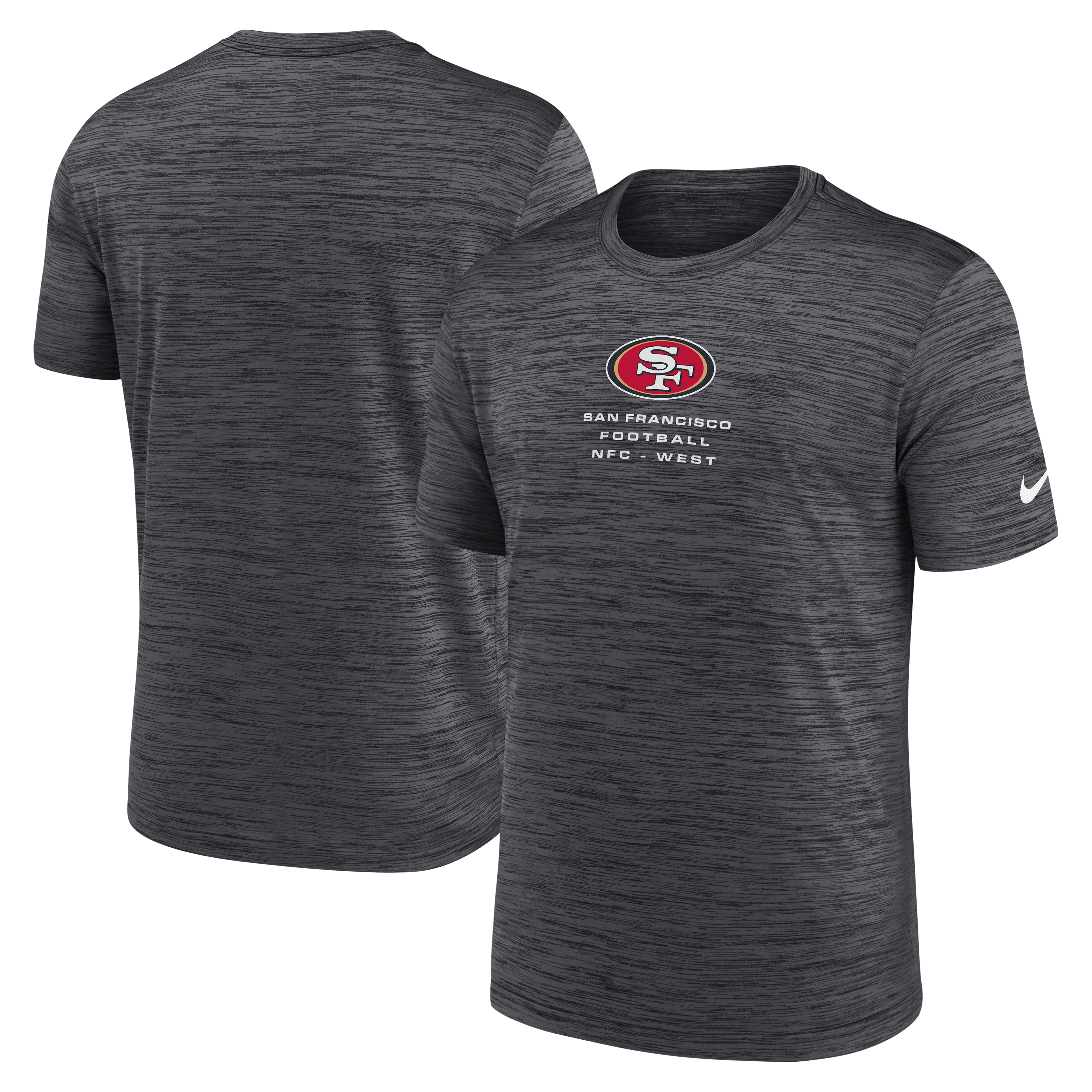 Men's Nike Scarlet San Francisco 49ers Velocity Ball Carrier Dri-FIT T-Shirt