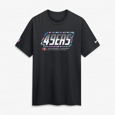 San Francisco 49ers Nike 2026 NFL Crucial Catch Tri-Blend Dri-FIT T-Shirt - Black