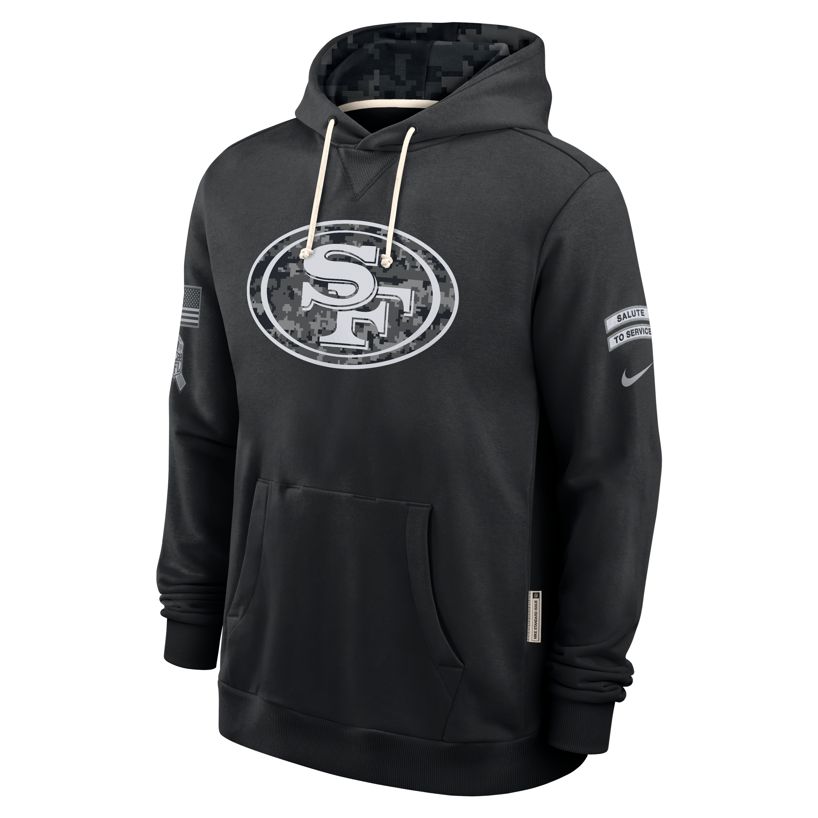 Sweat à capuche Nike noir pour homme