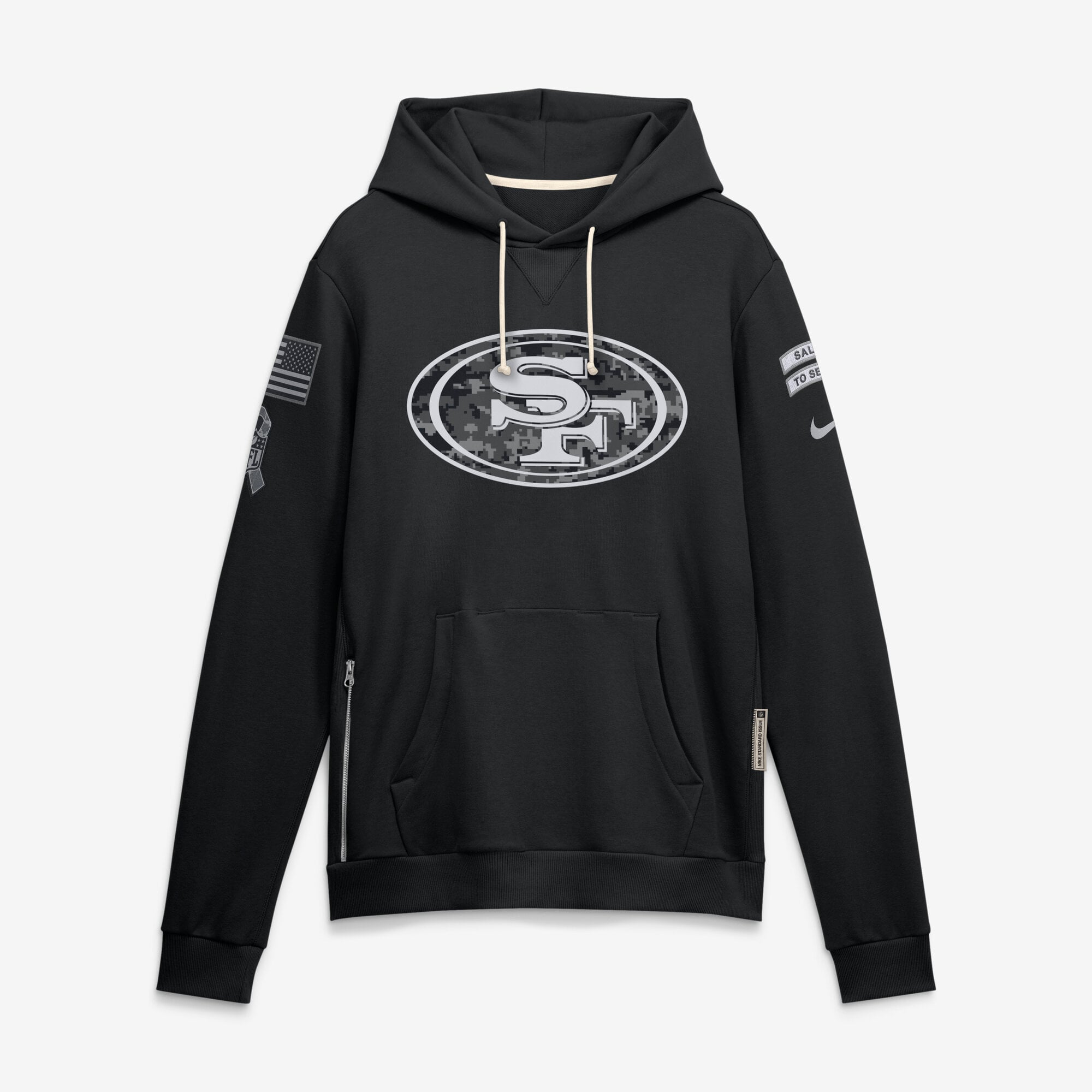 Sweat à capuche Nike noir pour homme