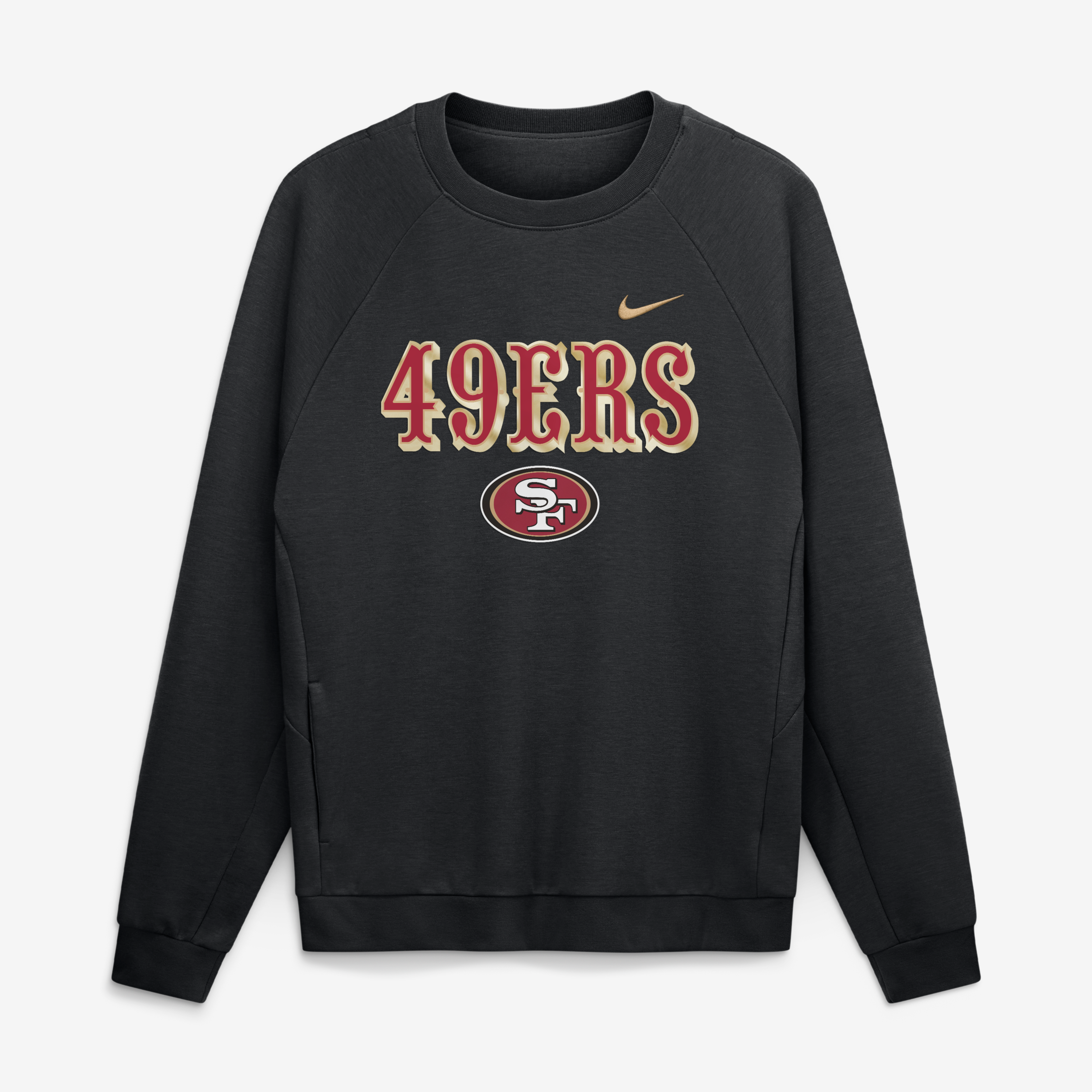 Sweat-shirt Nike Dri-FIT noir pour homme, collection San Francisco 49ers Rivalries