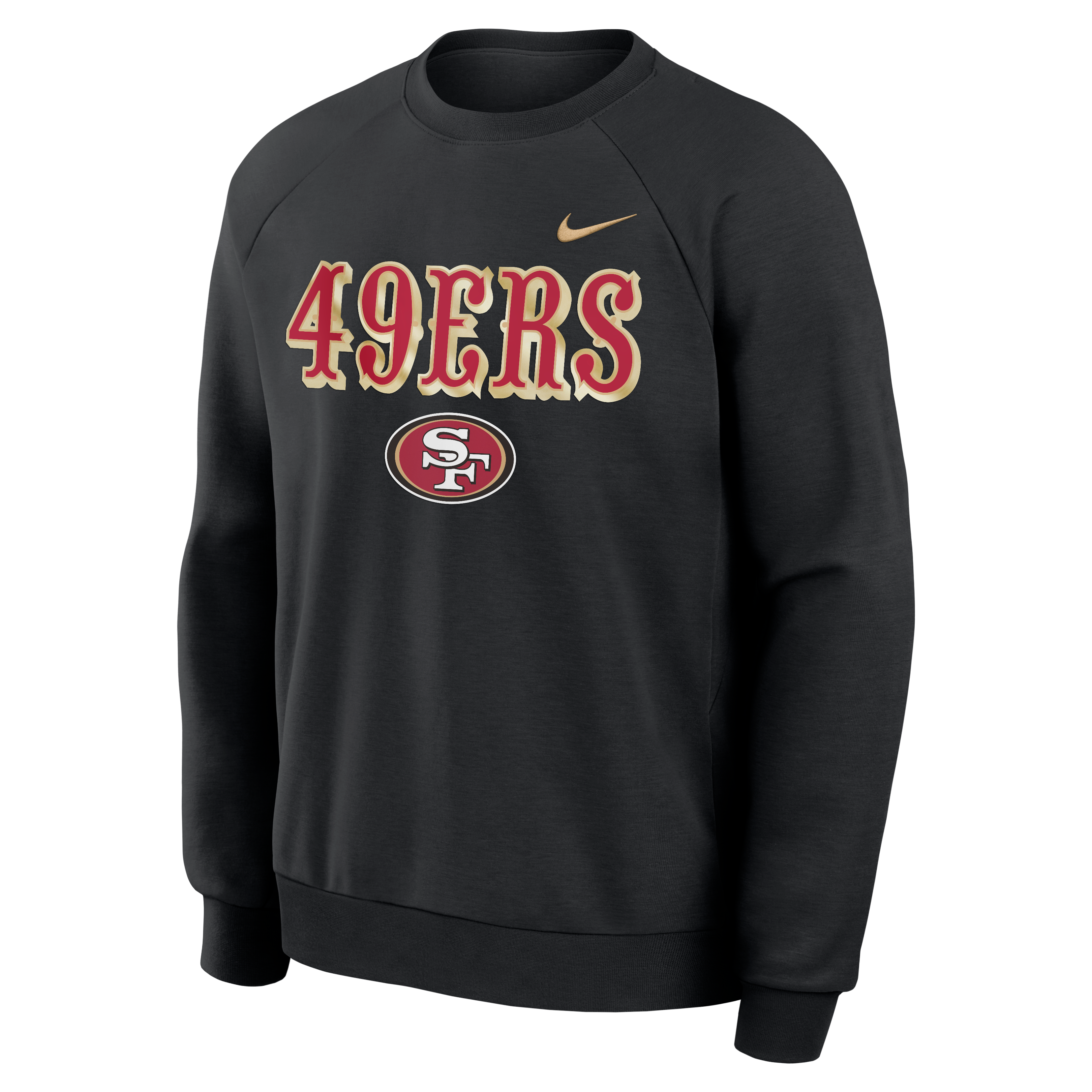 Sweat-shirt Nike Dri-FIT noir pour homme, collection San Francisco 49ers Rivalries