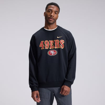  San Francisco 49ers Nike Rivalries Collection Dri-FIT Crew Sweatshirt - Black