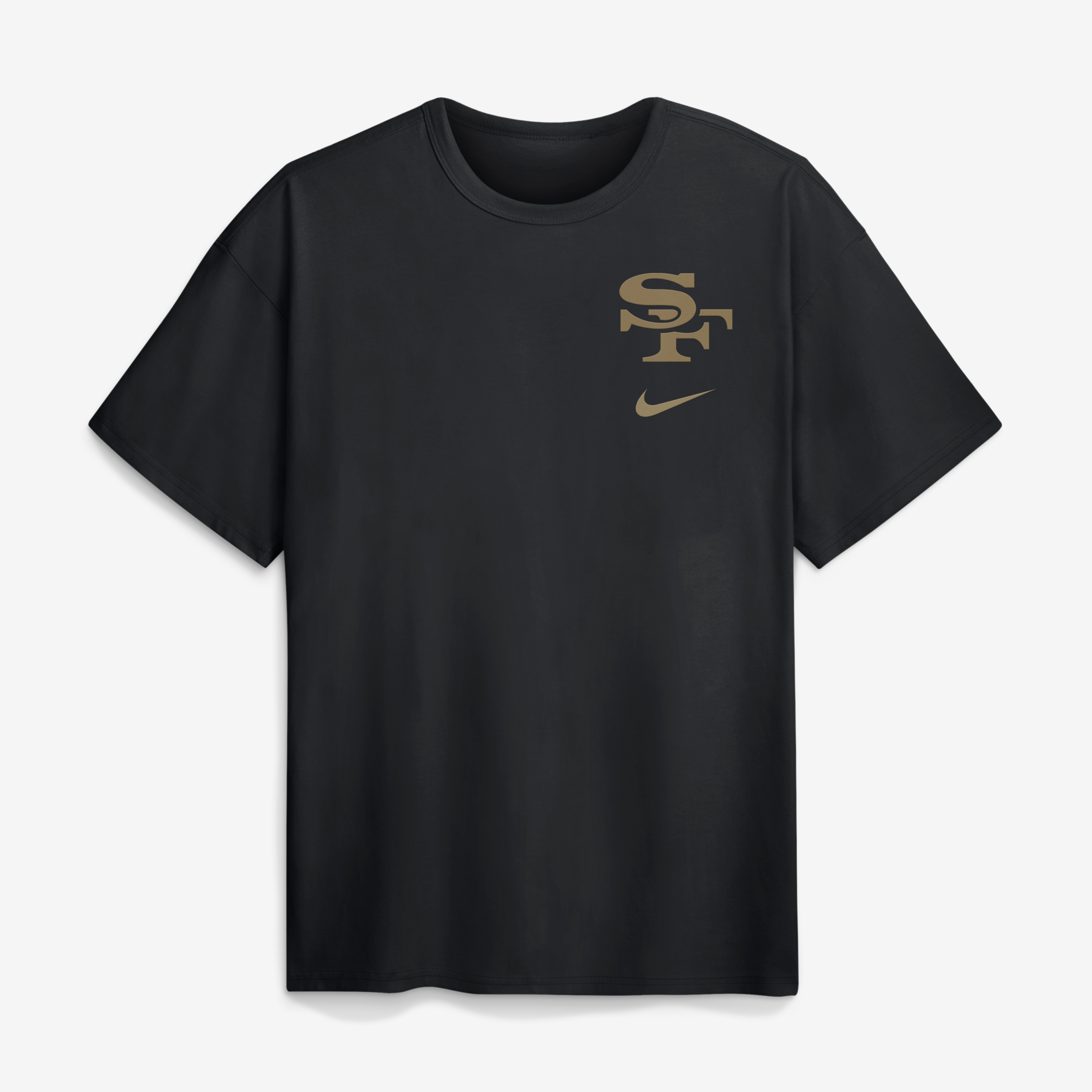 T-shirt Nike Max90 noir pour homme, collection San Francisco 49ers Rivalries