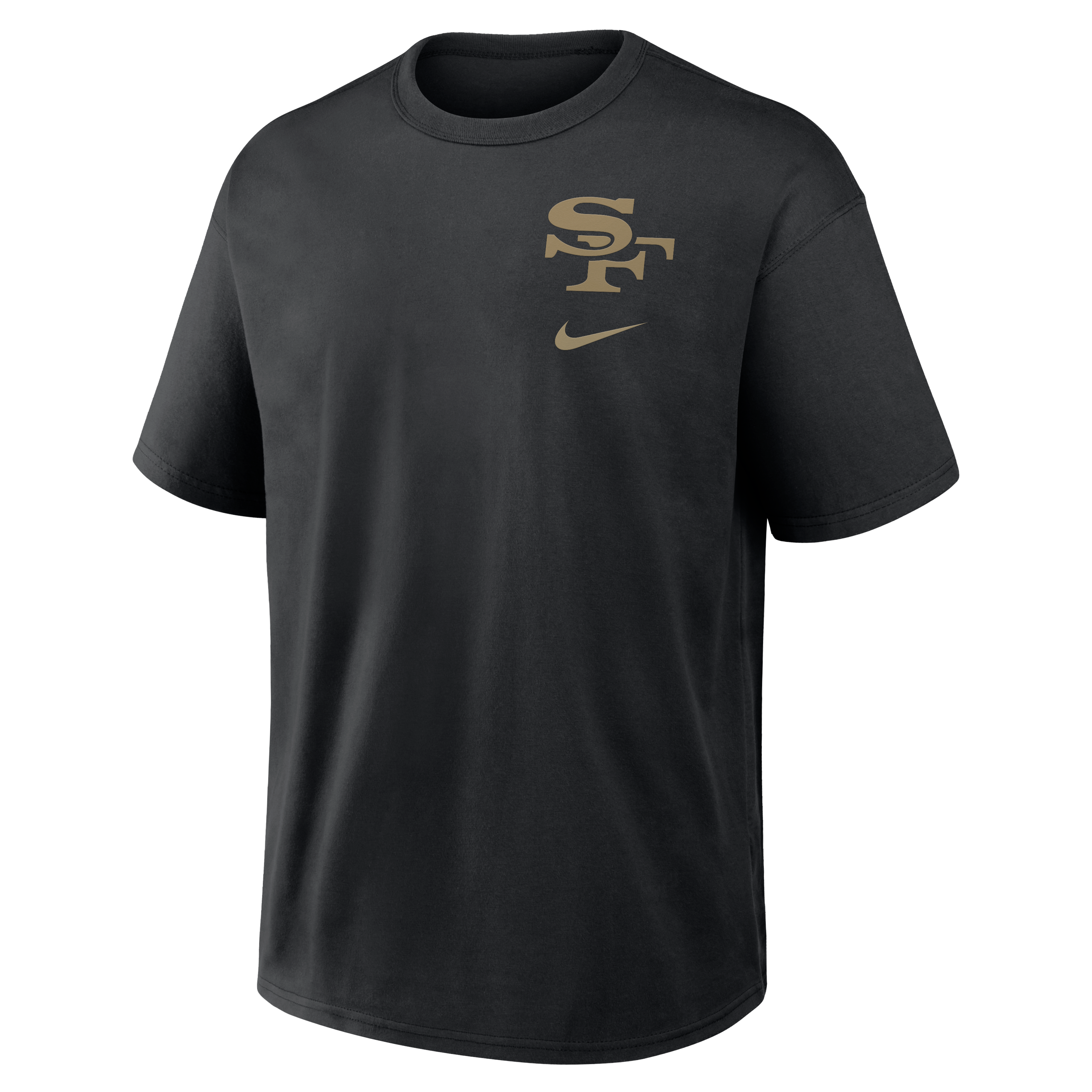 T-shirt Nike Max90 noir pour homme, collection San Francisco 49ers Rivalries