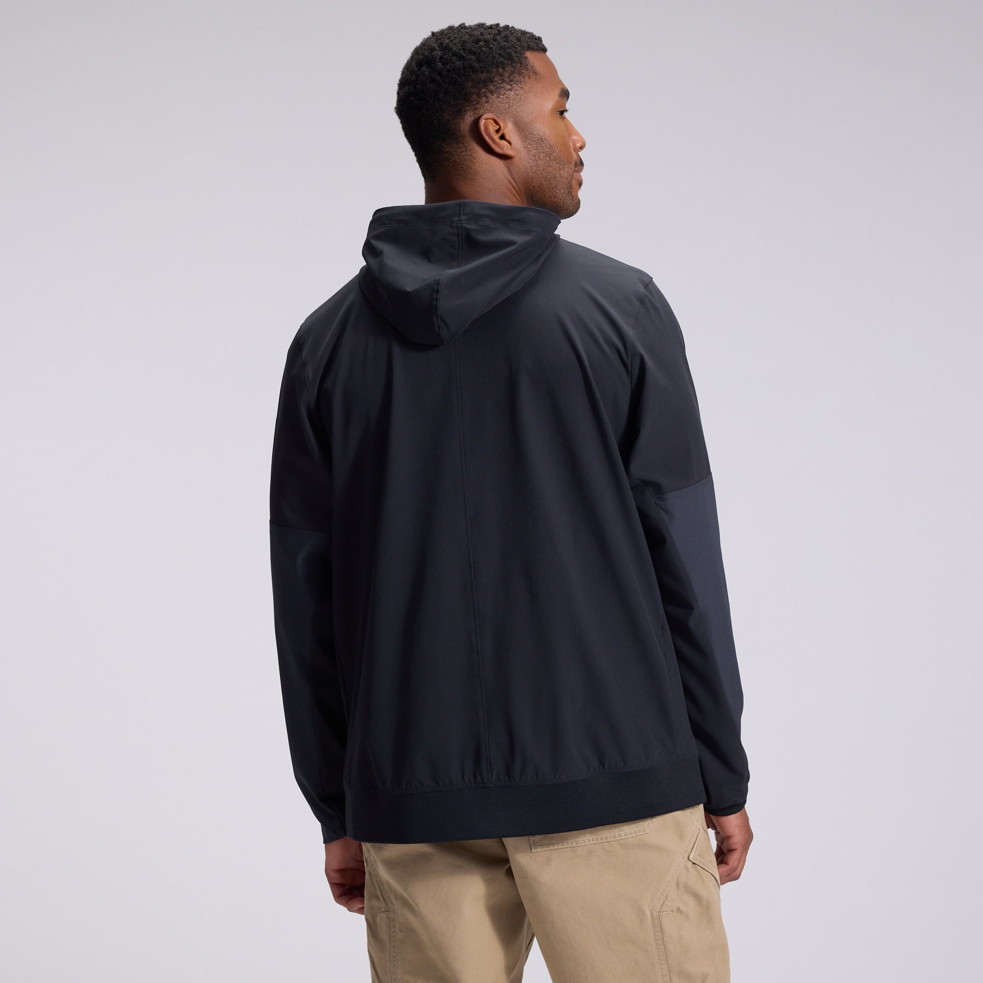 Men's Nike  Black San Francisco 49ers Rivalries Collection Sideline Anorak Half-Zip Jacket
