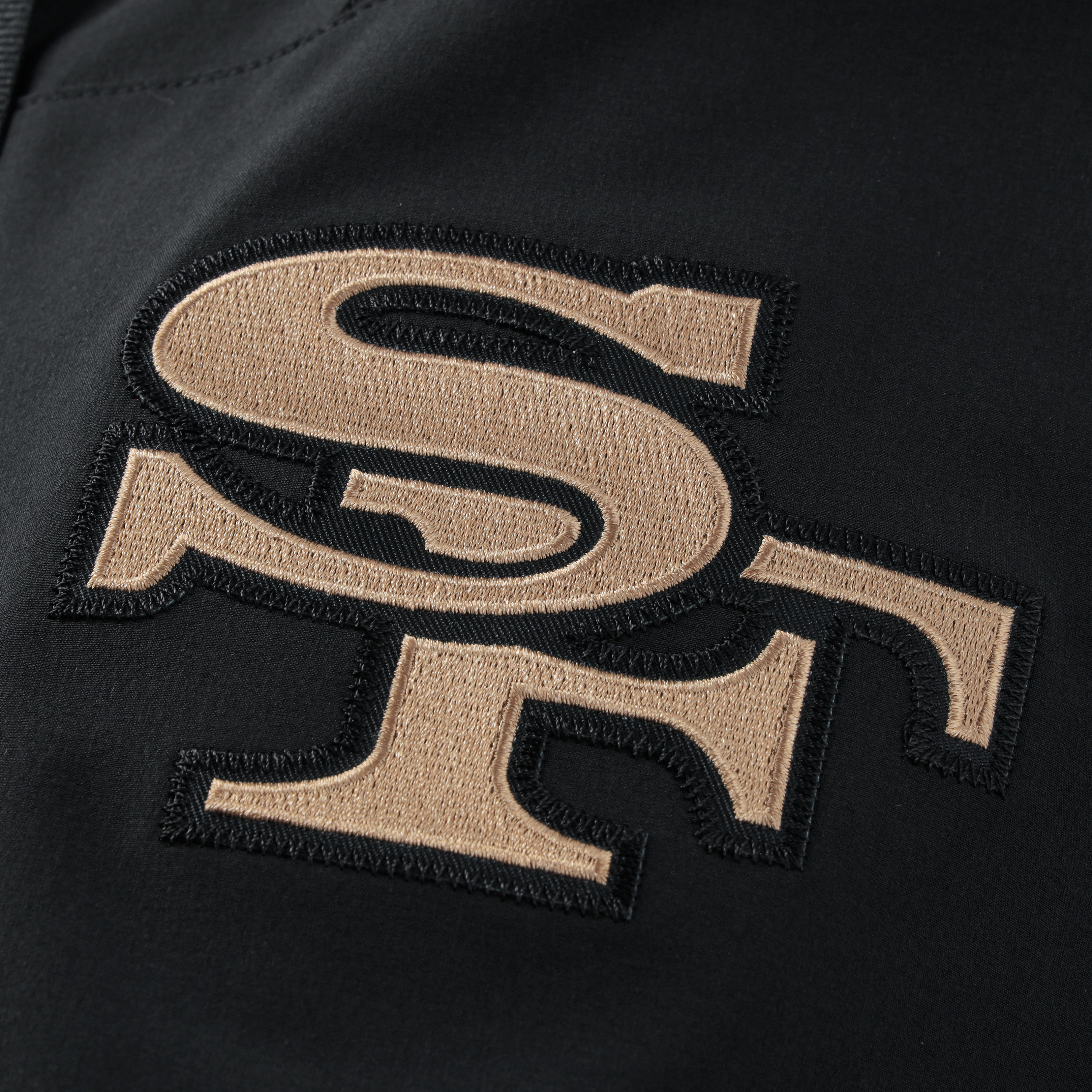 Men's Nike  Black San Francisco 49ers Rivalries Collection Sideline Anorak Half-Zip Jacket