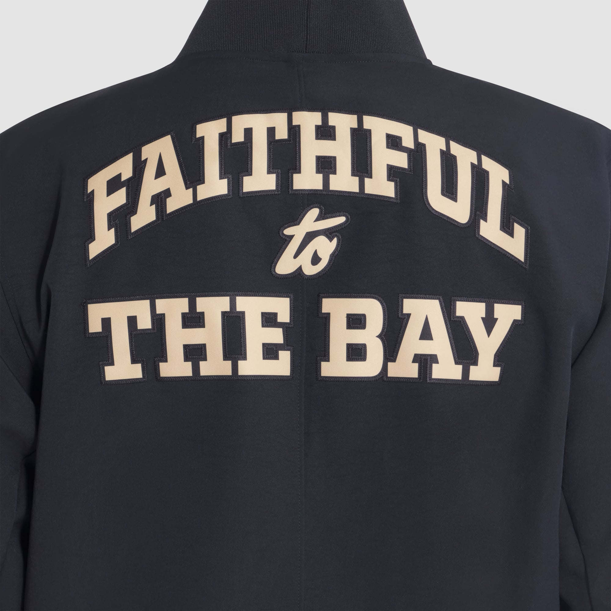 Men's Nike  Black San Francisco 49ers Rivalries Collection Sideline Full-Zip Bomber Jacket