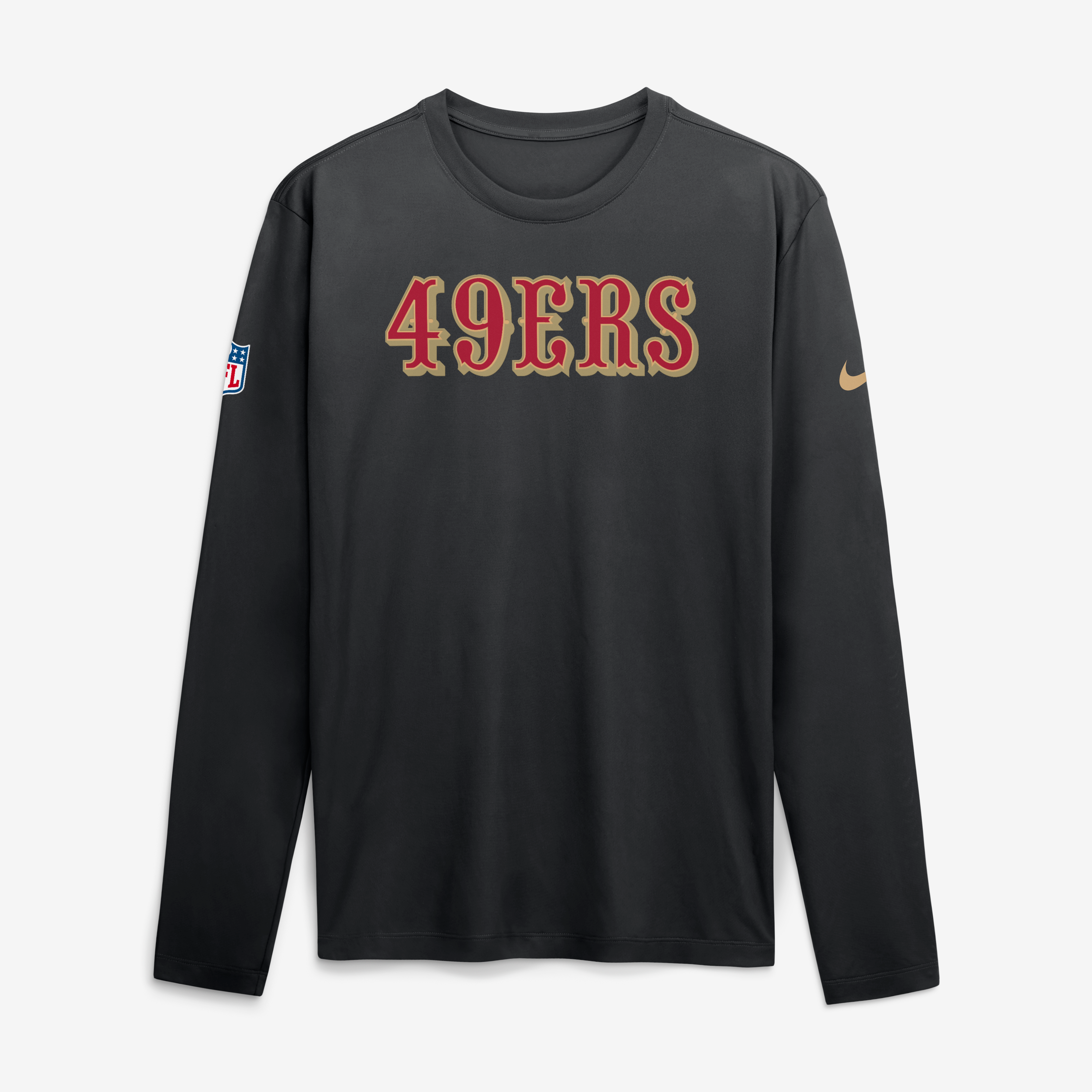 Men's Nike  Black San Francisco 49ers Rivalries Collection Sideline Legend Long Sleeve T-Shirt