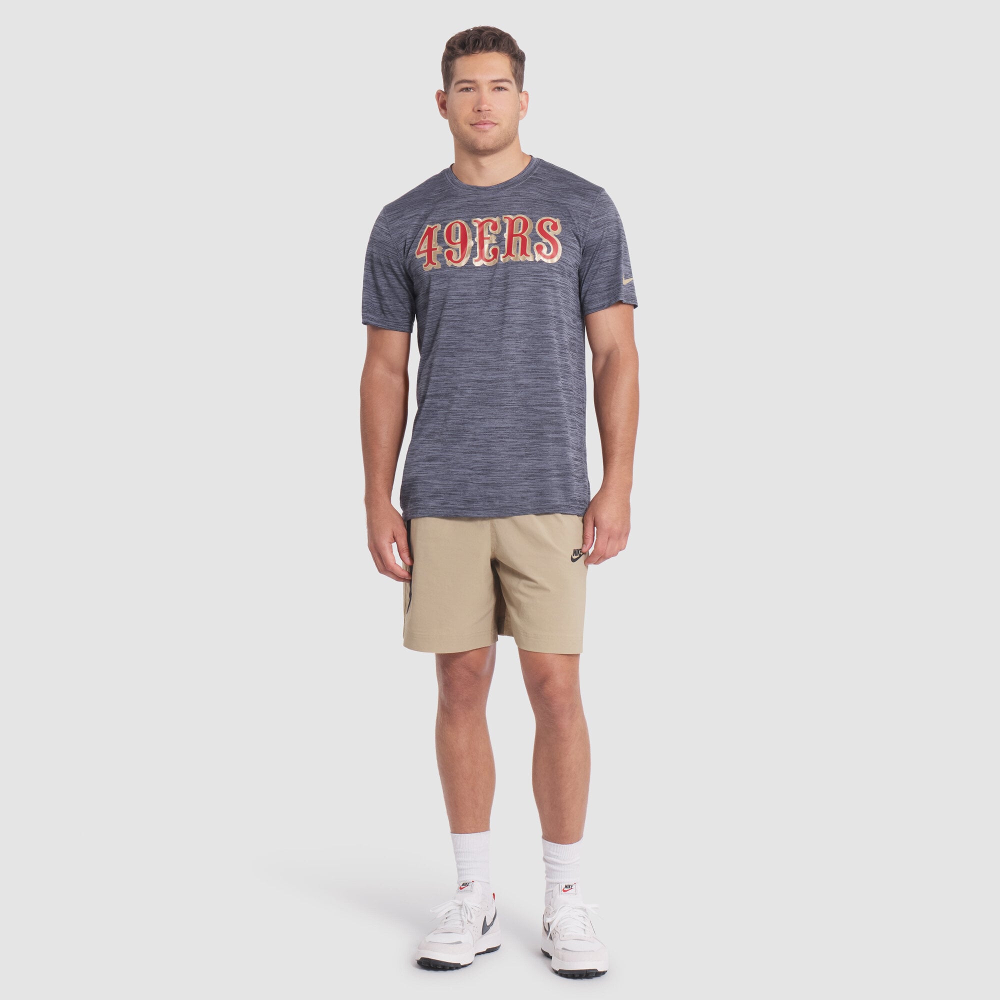 Men's Nike  Black San Francisco 49ers Rivalries Collection Sideline Velocity Dri-FIT T-Shirt