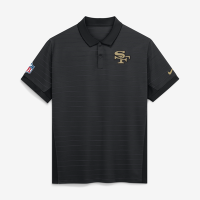  San Francisco 49ers Nike Rivalries Collection Sideline Victory Polo - Black