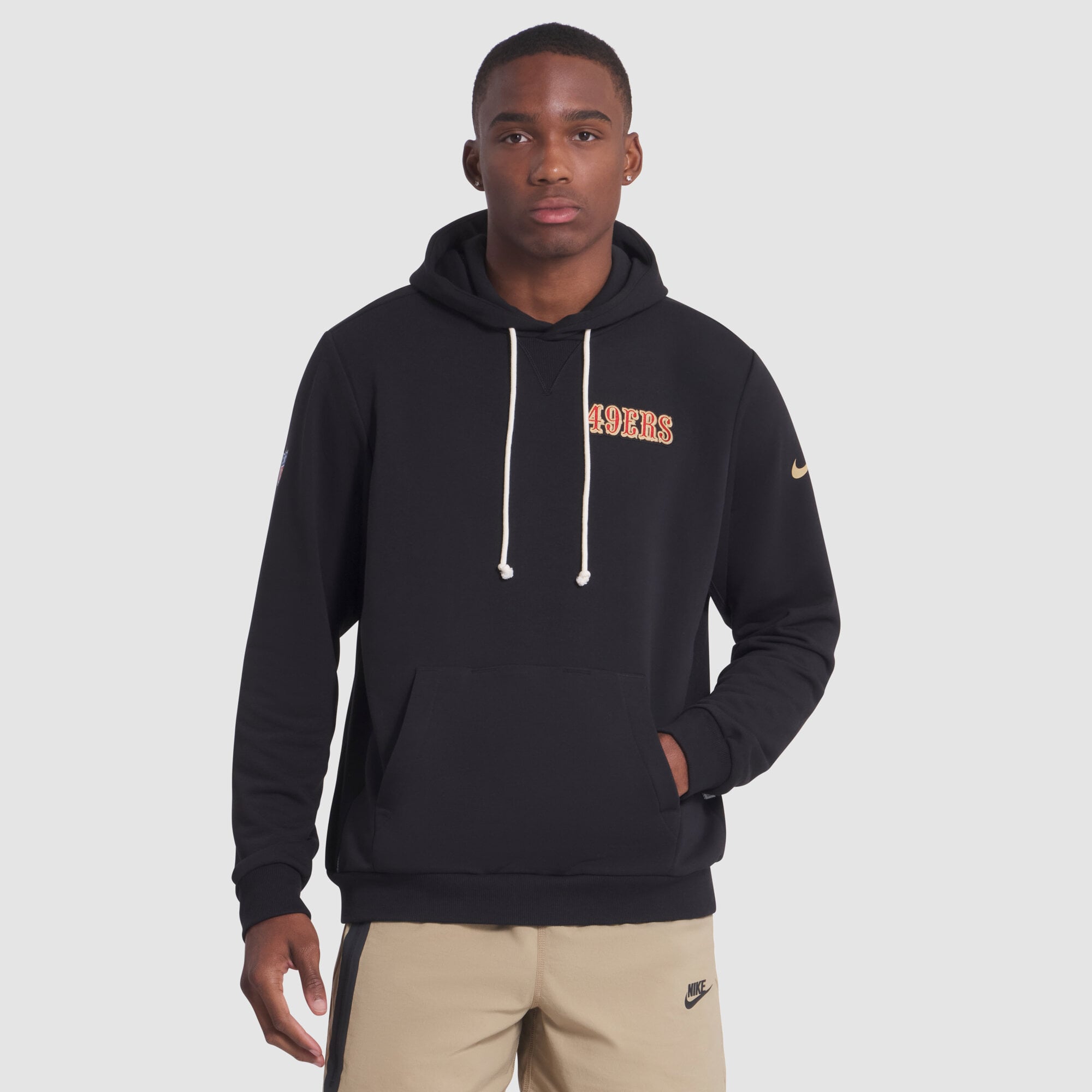 Men's Nike  Black San Francisco 49ers Rivalries Collection Standard Issue Sideline Dri-FIT Hoodie